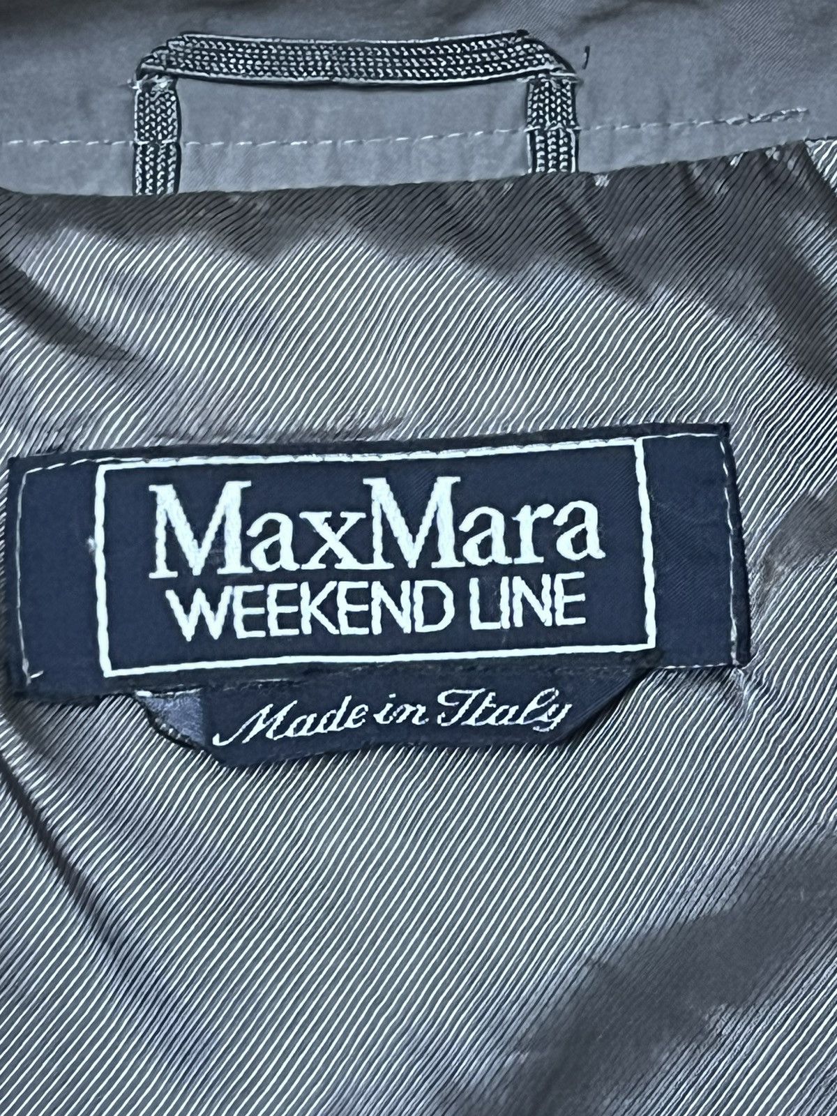 Vintage MAX MARA weekend line tranch coat rayon Size US L / EU 52-54 / 3 - 8 Thumbnail