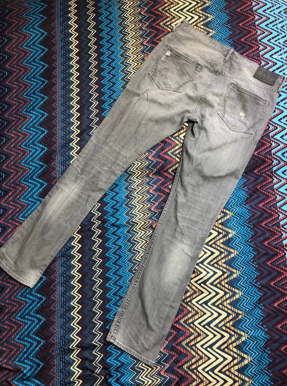 Allsaints × Japanese Brand Vintage pants y2k denim distressed Japan style Size US 33 - 7 Thumbnail