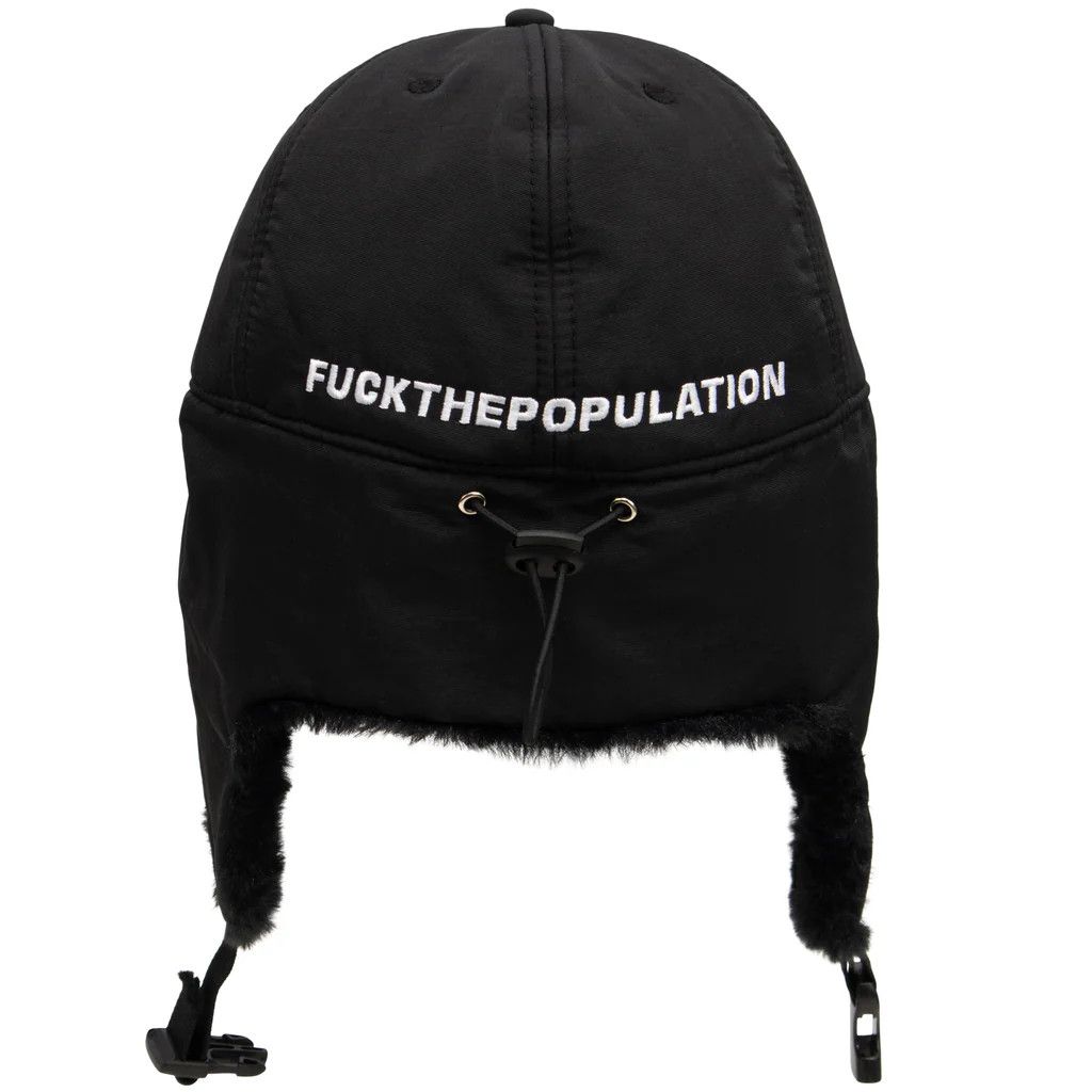 Fuck The Population FTP EARLAP LOGO 6 PANEL S-M SIZE Size ONE SIZE - 4 Thumbnail