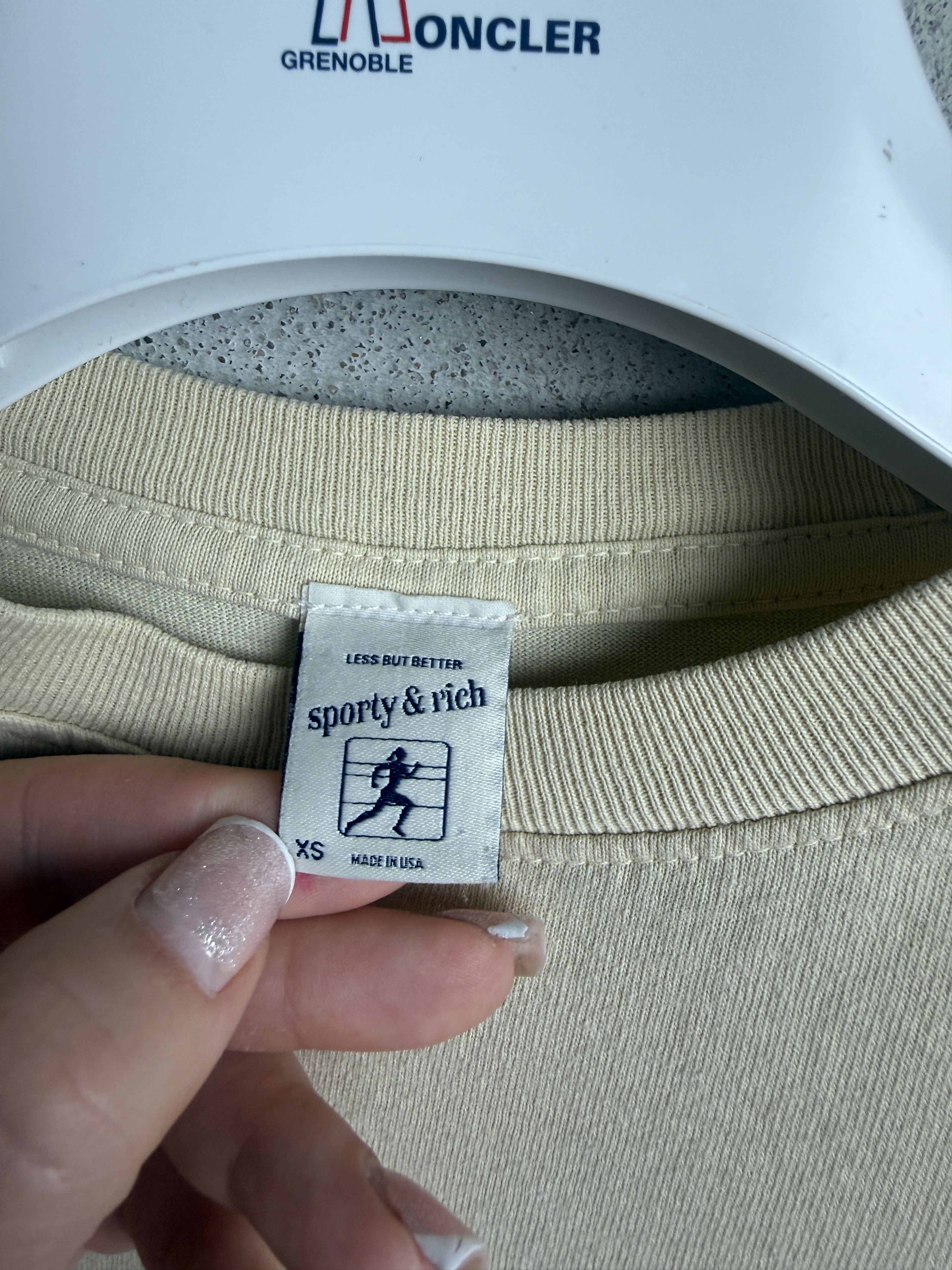 Sporty & Rich Sporty & Rich small logo printed t-shirt tee casual Size US XS / EU 42 / 0 - 3 Thumbnail
