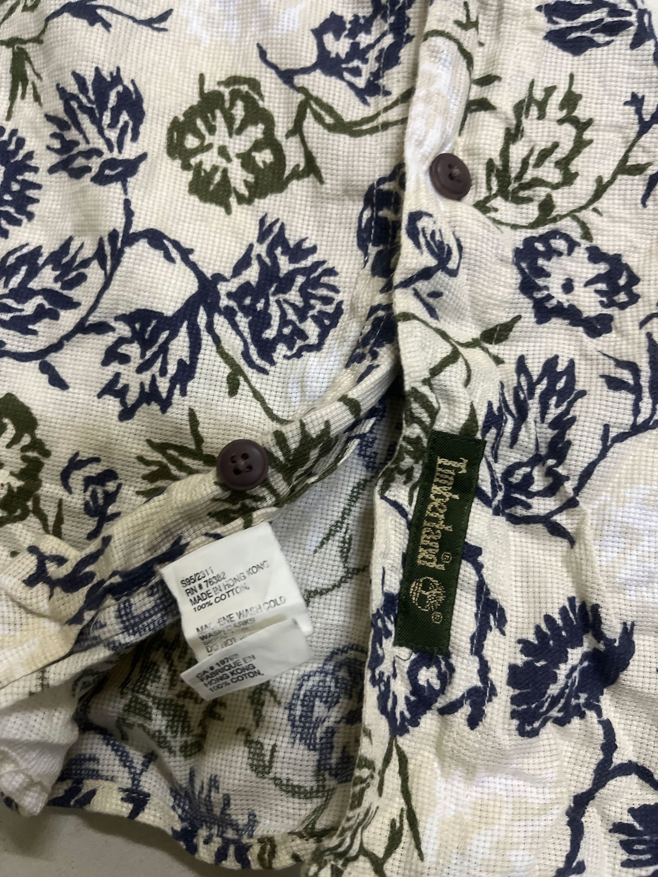 Timberland Timberland Short Sleeve Full Printed Hawaii Hawaiian Size US M / EU 48-50 / 2 - 3 Thumbnail