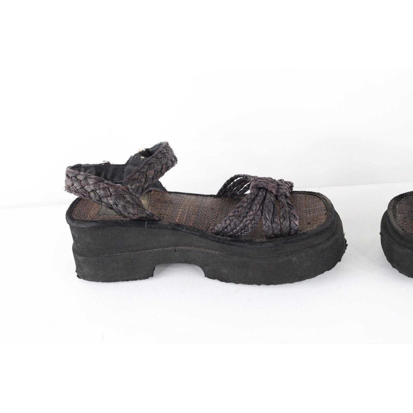 SKECHERS × Vintage Vintage 90s Y2K Skechers Roped Chunky Platforms Size US 8 / IT 38 - 8 Thumbnail