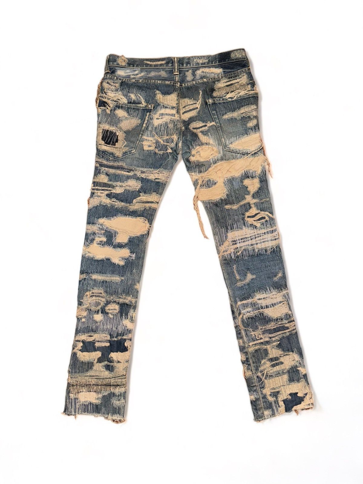Undercover Undercover AW05 “Arts & Crafts” 85’s Blue Denim Size US 29 - 4 Thumbnail