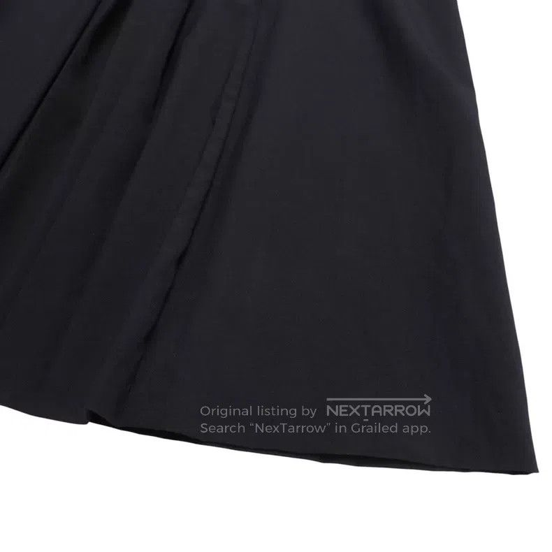 Comme des Garcons Comme des Garcons size F Early Black Wool Pleated Long Ski Size 22" - 6 Thumbnail