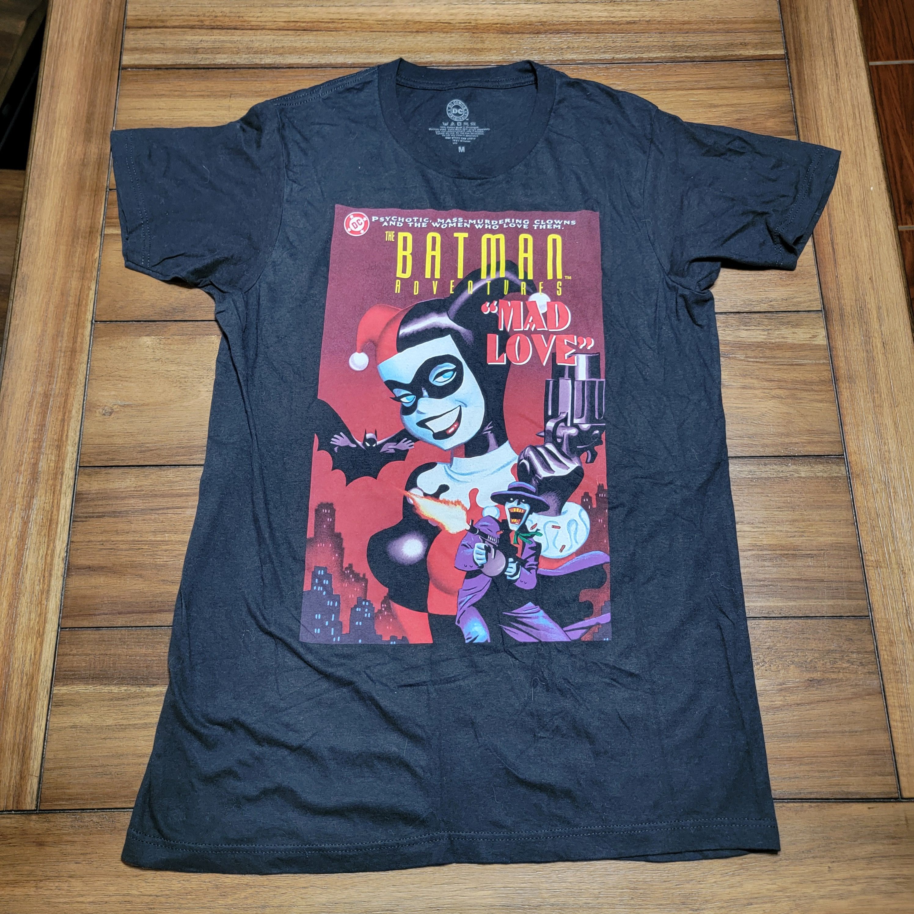 DC Comics DC Comics SS Unisex Tee Harley Quinn Comic Cover -Medium Size M / US 6-8 / IT 42-44 - 1 Thumbnail