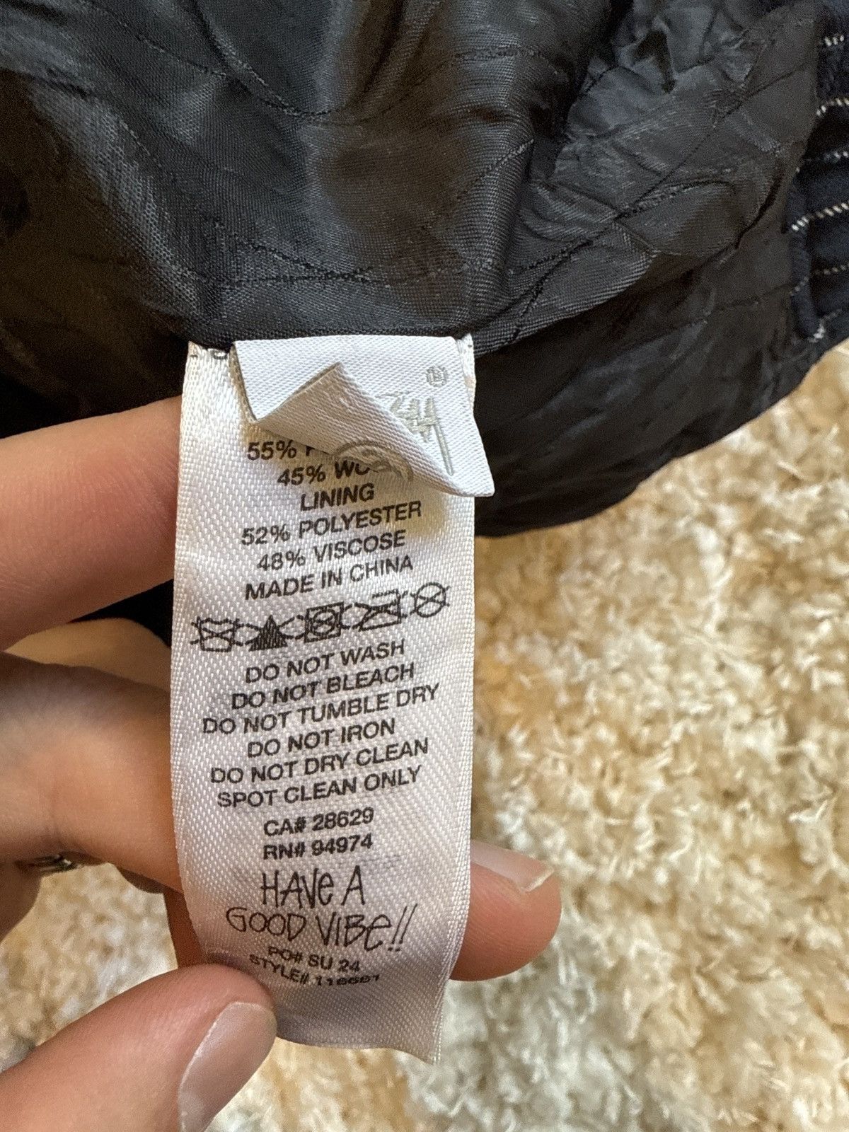 Stussy STUSSY WRINKLED PINSTRIPE SUIT Size 42R - 7 Thumbnail