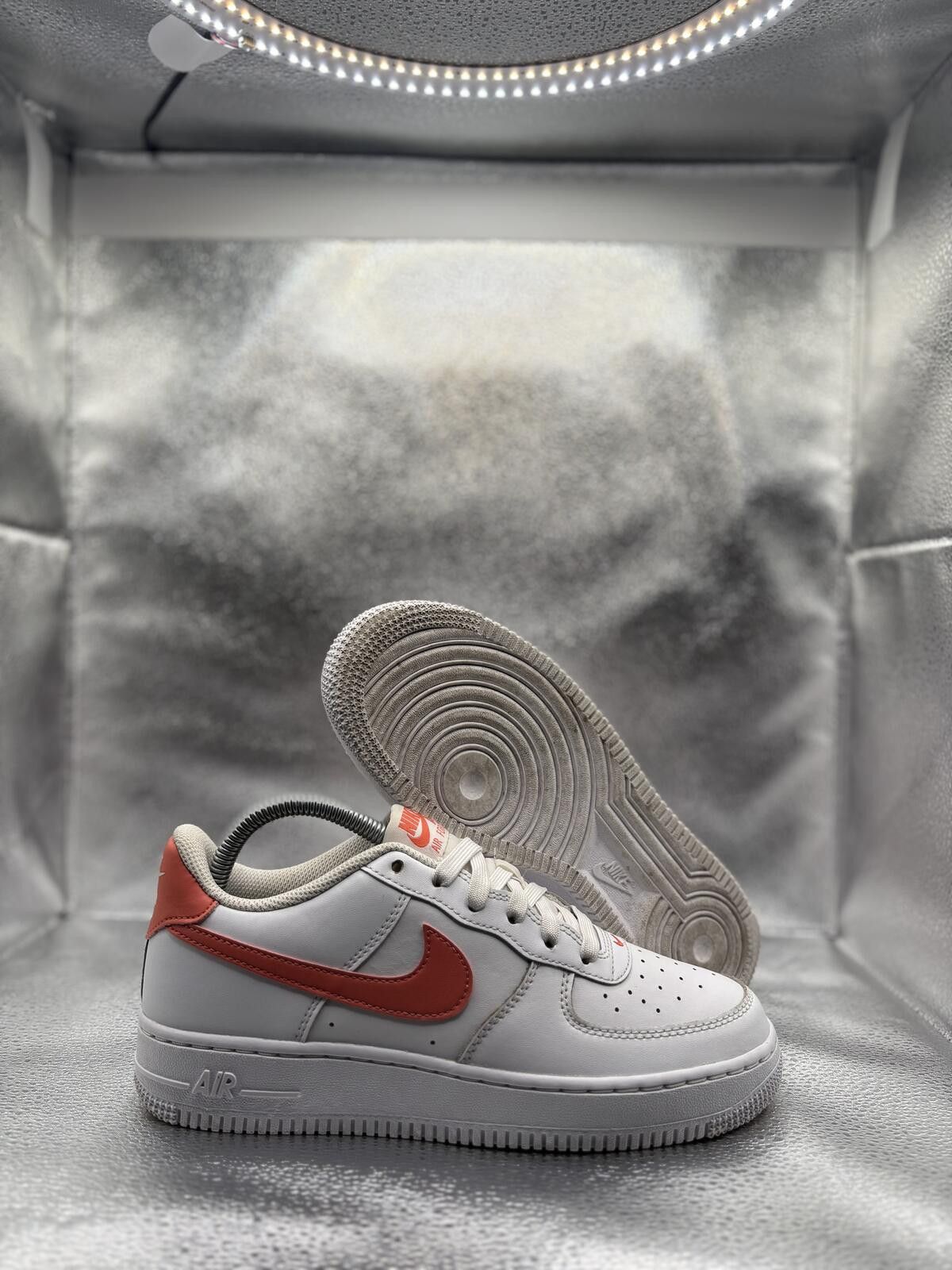 Nike Nike Air Force 1 low white magic ember GS Size US 5.5 / IT 35.5 - 1 Thumbnail