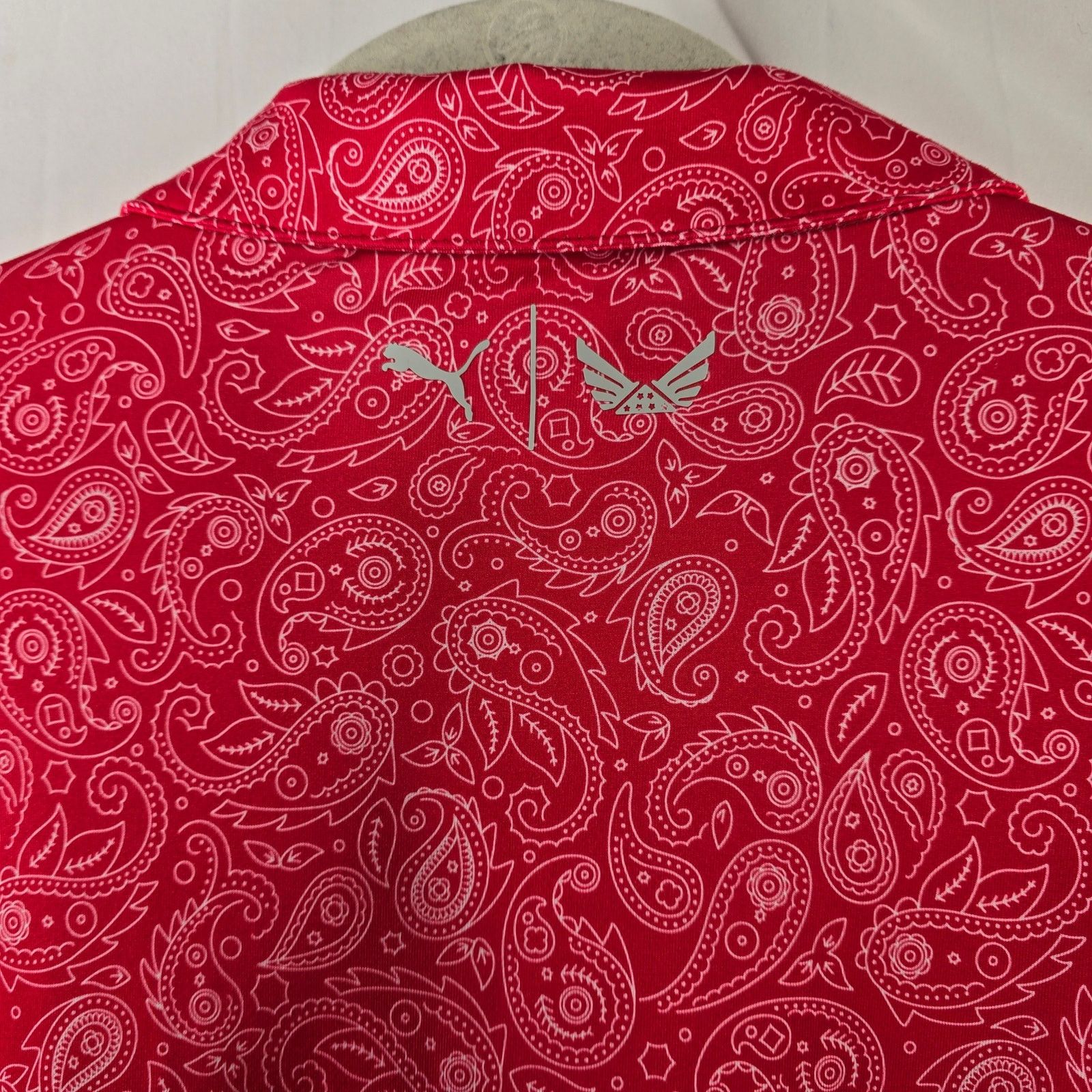 Puma Puma X Volition Red Paisley Bandana Polo Shirt Size XL Size US XL / EU 56 / 4 - 6 Thumbnail