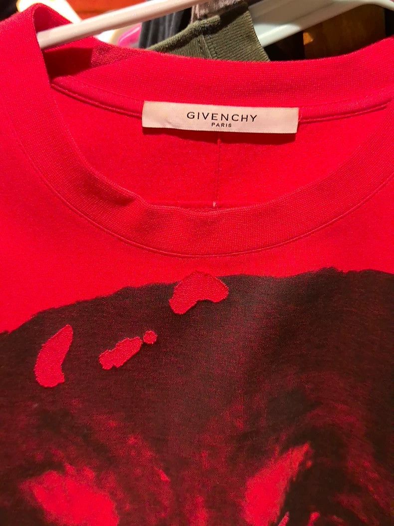 Givenchy Givenchy Limited Edition Dog Head Ripped T-Shirt Size L Cla Size US L / EU 52-54 / 3 - 2 Thumbnail