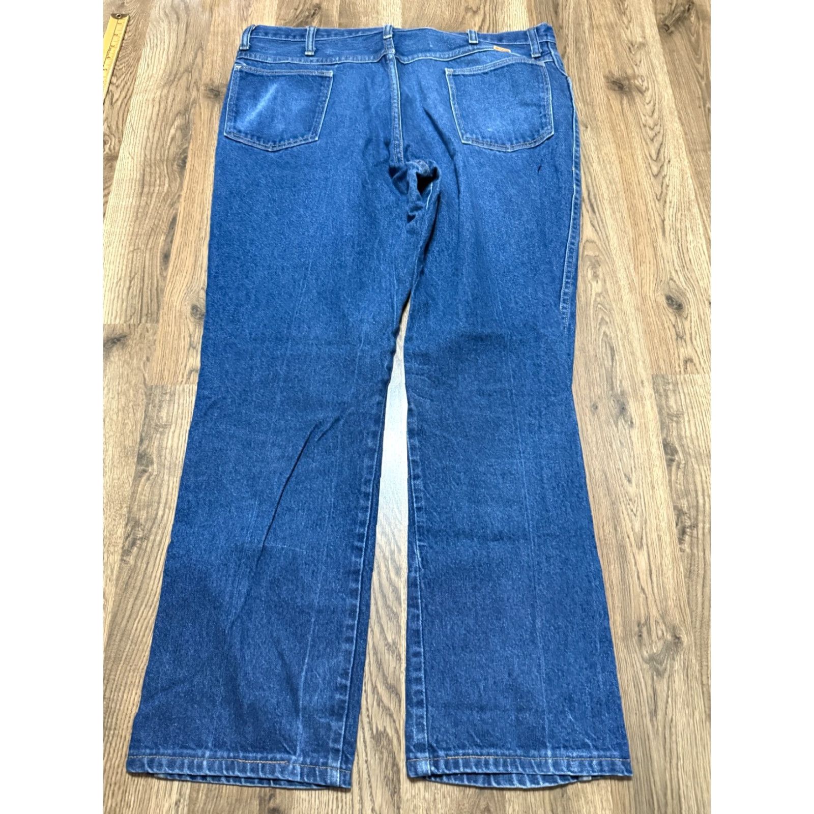 Vintage Rustler Jeans Men's Size 40x30 Blue Denim Bootcut Pockets Size US 40 / EU 56 - 2 Thumbnail