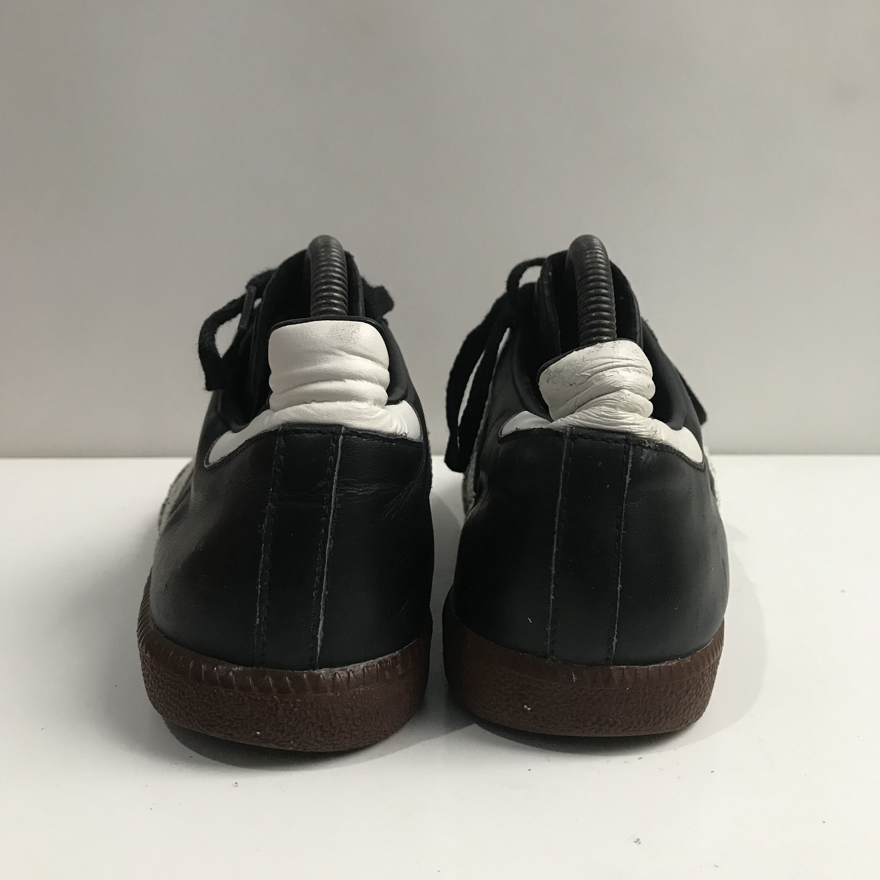 Adidas Adidas Originals Samba Classic Black leather White Stripes Size US 9 / EU 42 - 8 Thumbnail