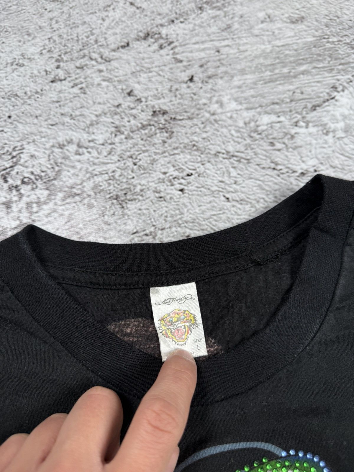 Christian Audigier × Ed Hardy × Vintage Vintage Ed Hardy T-shirt Y2K Size US L / EU 52-54 / 3 - 4 Thumbnail