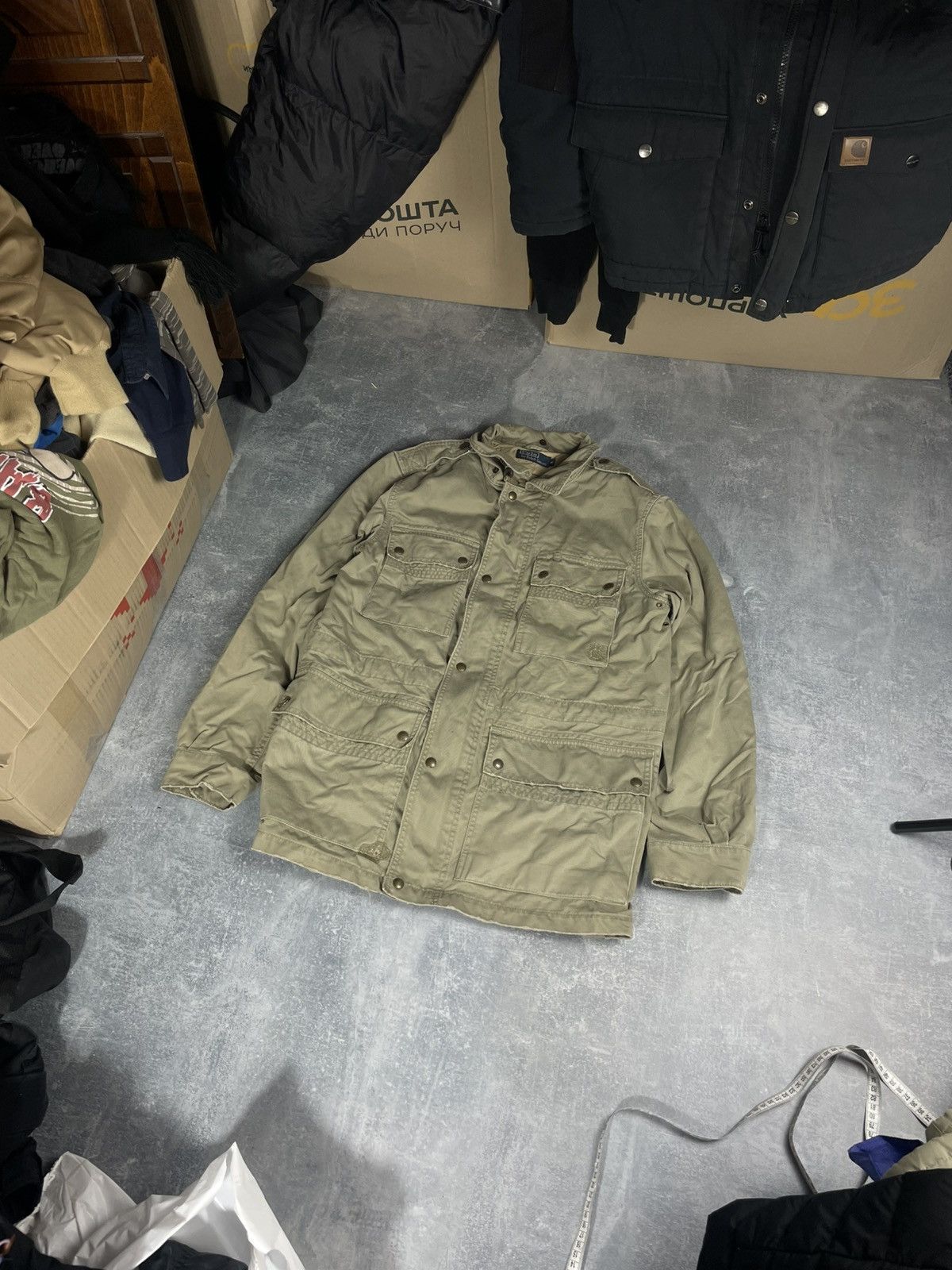Polo Ralph Lauren Vintage military Polo Ralph Lauren cotton parka jacket Size US M / EU 48-50 / 2 - 2 Thumbnail