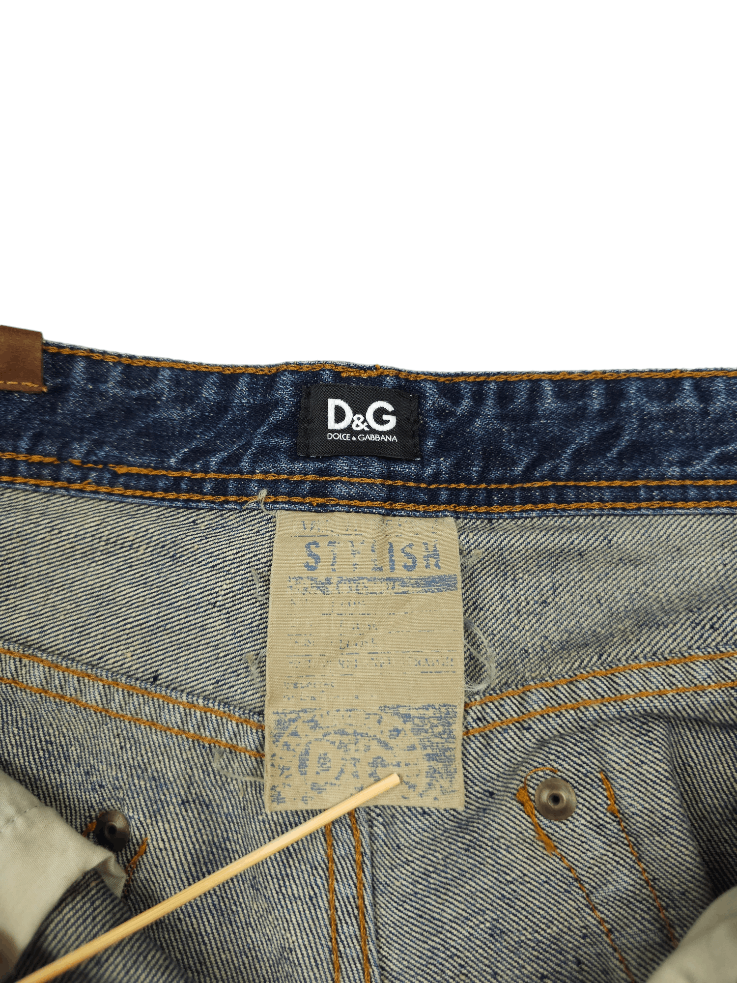 Dolce & Gabbana × Japanese Brand 💎 Size 29/30 Dolce Gabbana 90's Vintage Denim Jeans Y2K Size US 29 - 18 Thumbnail