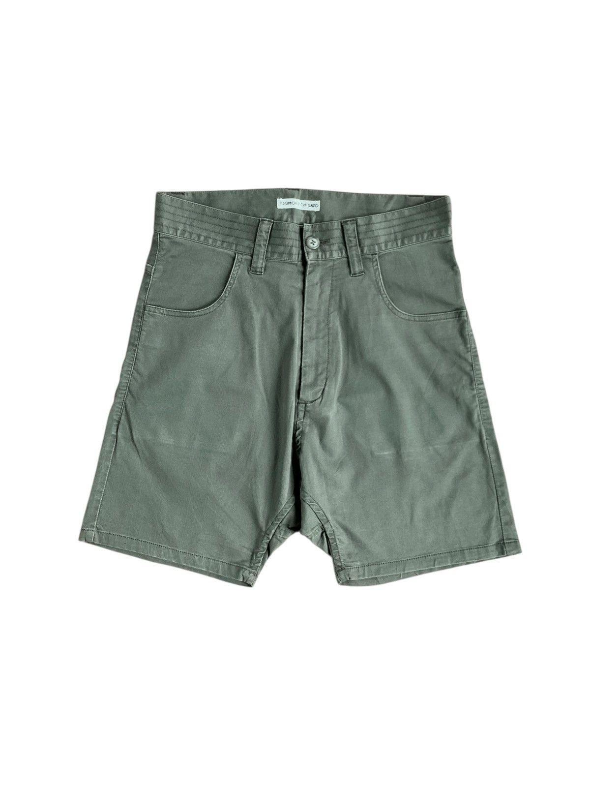 Issey Miyake 2000s Tsumori chisato droped crocth shorts jorts Size US 29 - 2 Thumbnail