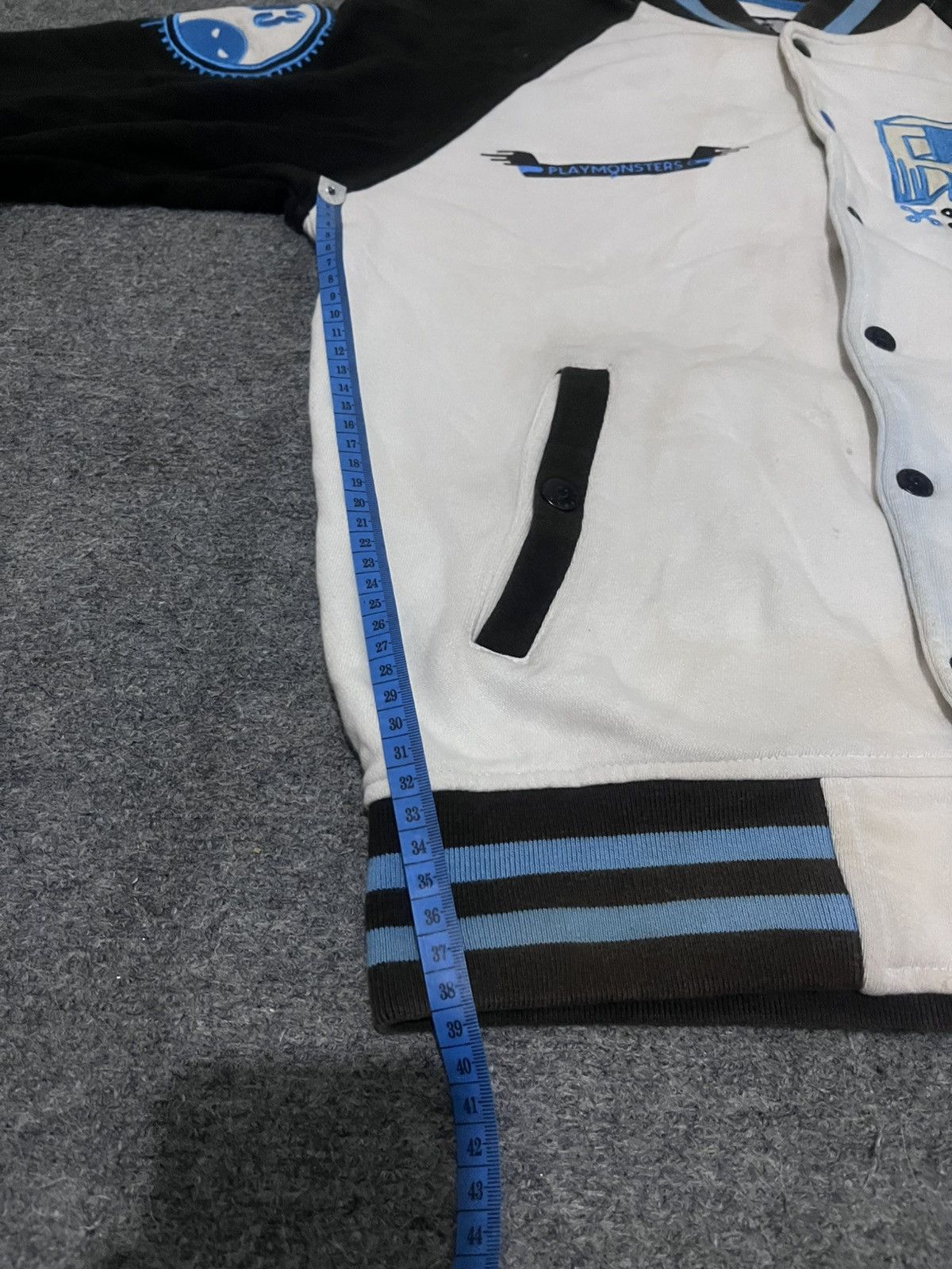 Japanese Brand Incredibly Playmonsters Varsity Jacket Streetwear Graphic Size US M / EU 48-50 / 2 - 12 Thumbnail