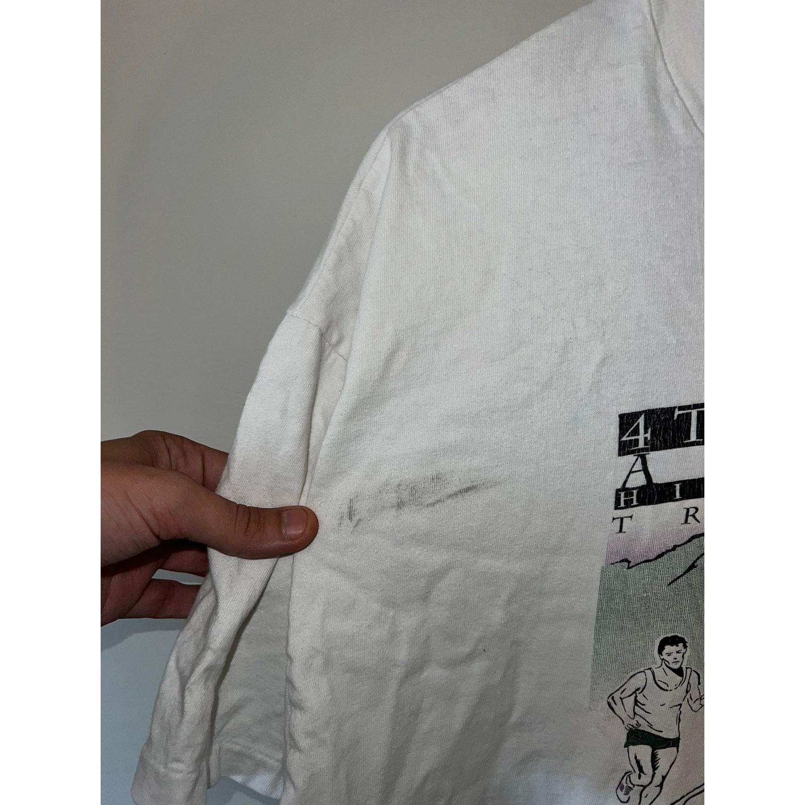 Hanes Vintage Aspen Shirt 4th High Country Triathlon Cycle XL 90s Size US XL / EU 56 / 4 - 6 Thumbnail