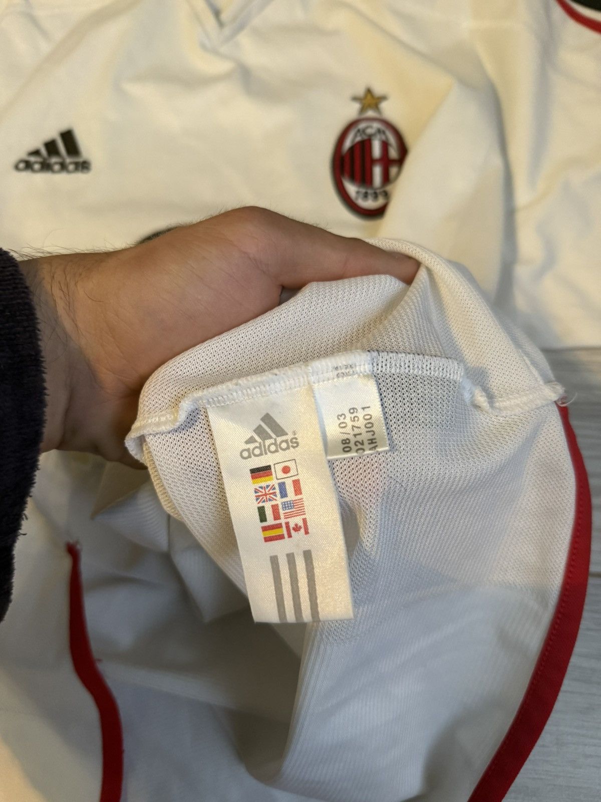 Adidas Vintage Adidas Milan 2003 soccer jersey Shirt Size US M / EU 48-50 / 2 - 4 Thumbnail