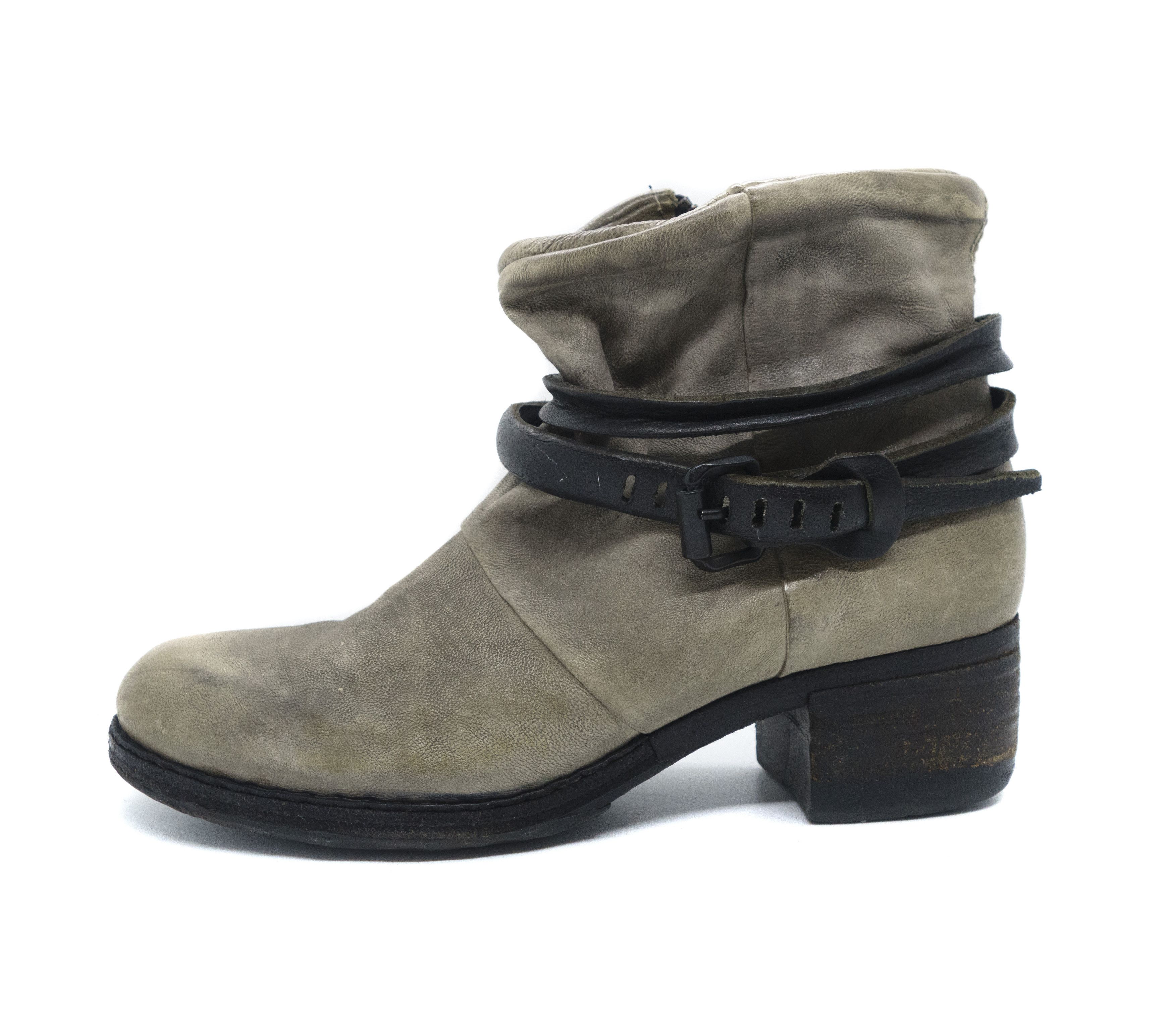A.S.98 AS98 Belted Leather Boots Size US 9 / IT 39 - 1 Thumbnail