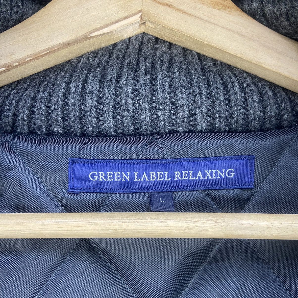 Japanese Brand Green Label Relaxing United Arrows Cable Knit Duffle Coat Size US S / EU 44-46 / 1 - 15 Thumbnail