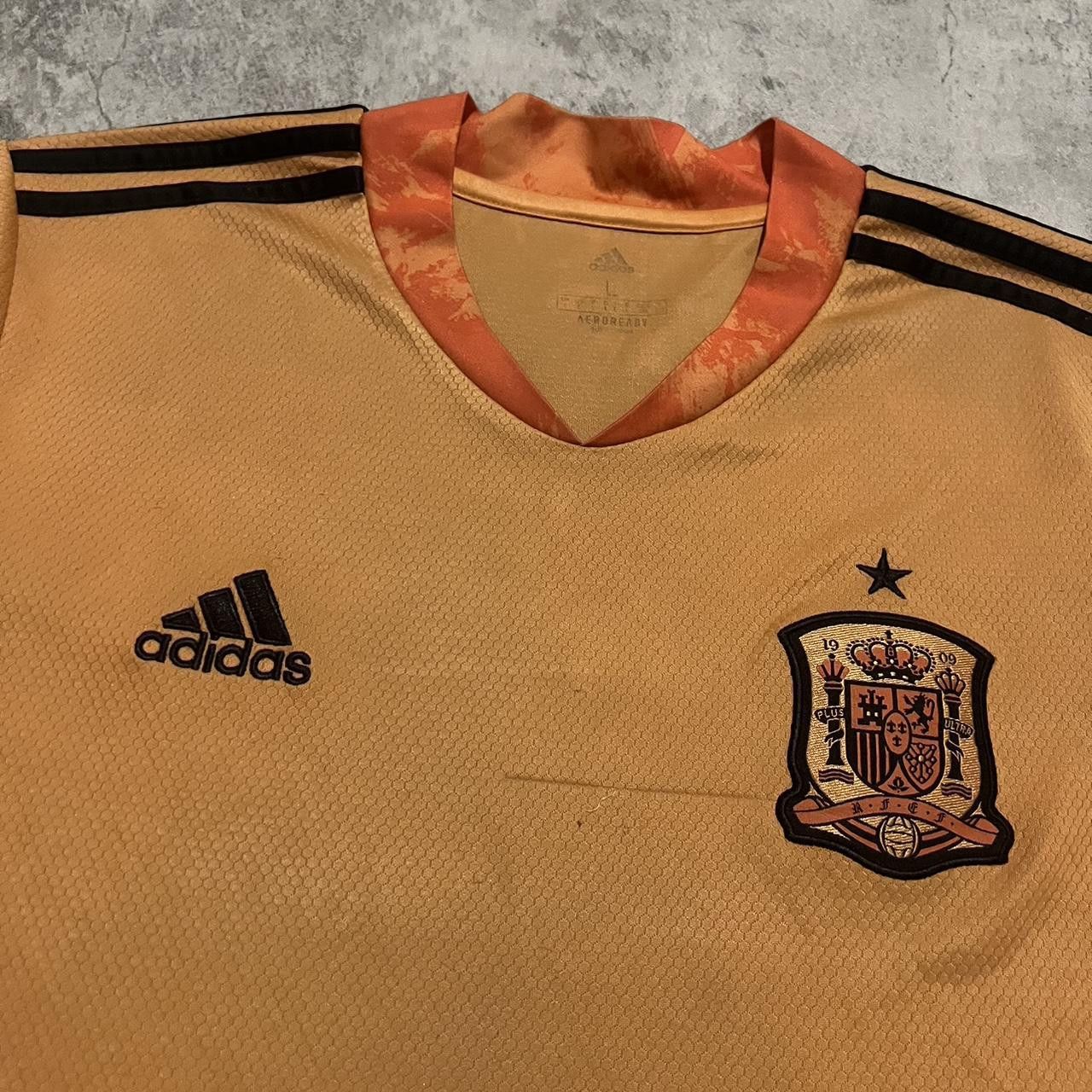 Adidas 2019-20 Spain Adidas Goalkeeper Away Football Shirt Size US L / EU 52-54 / 3 - 2 Thumbnail