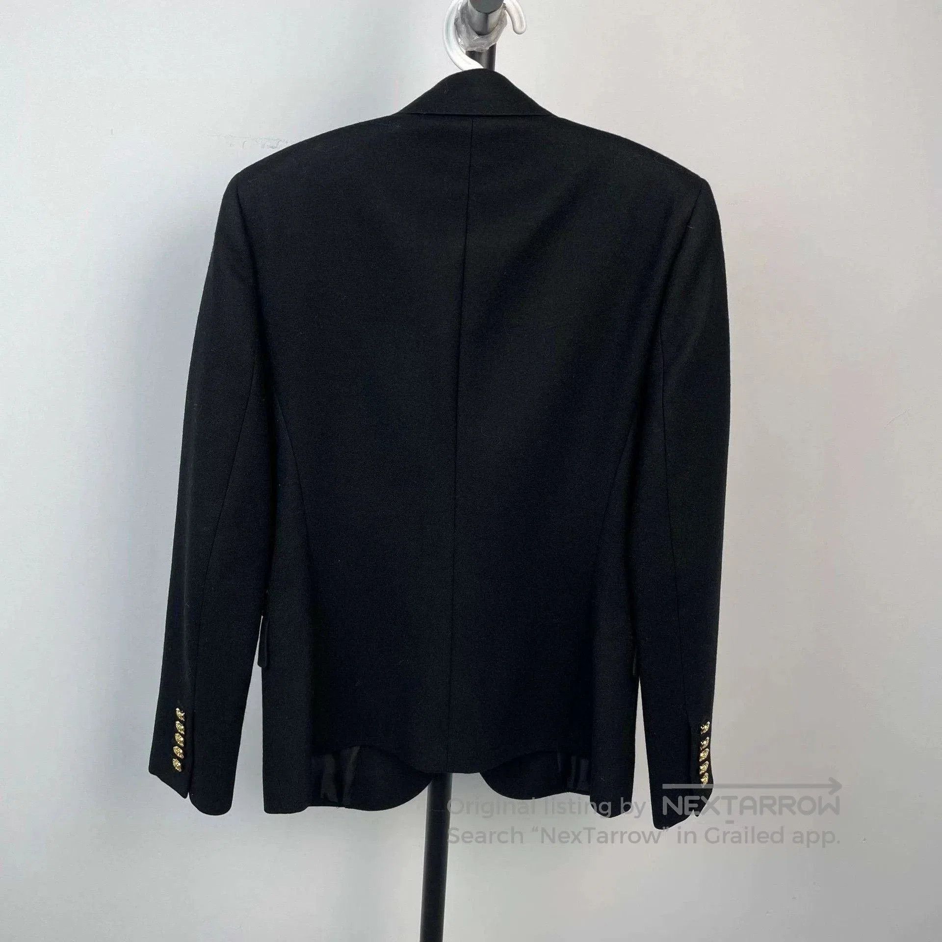 Saint Laurent Paris Saint Laurent Black Wool/Silk Blazer. Size US M / EU 48-50 / 2 - 9 Thumbnail