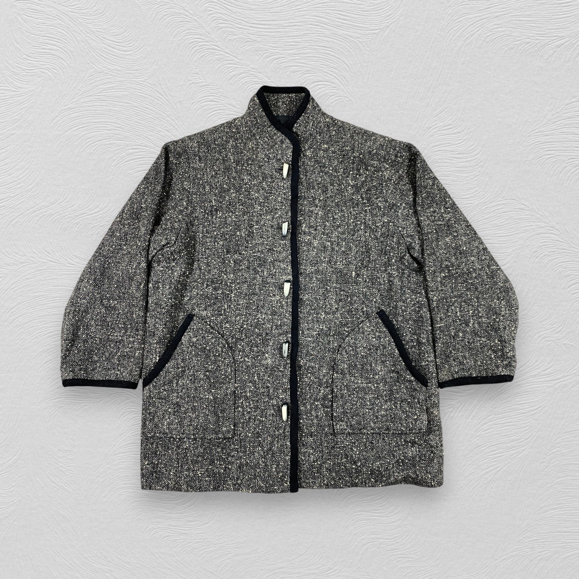 Japanese Brand Japanese Brand Wool Button Coat Jacket -J190 Size US M / EU 48-50 / 2 - 1 Thumbnail