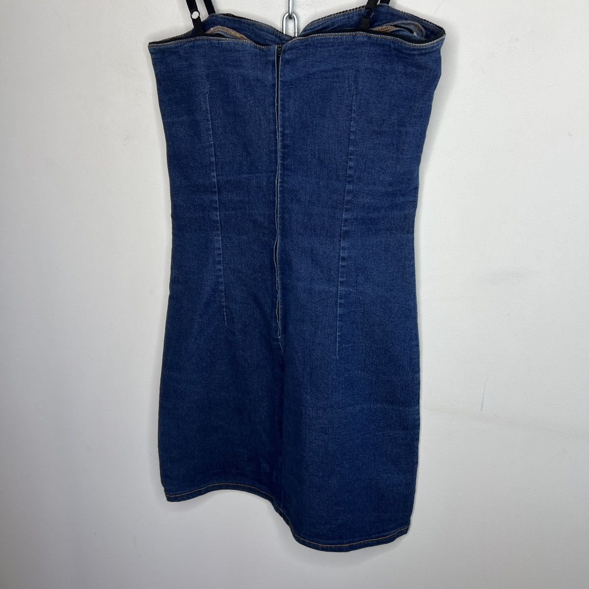 Dolce & Gabbana Dolce Gabbana D&G Mini Denim Dress Small Y2K Coquette Size S / US 4 / IT 40 - 6 Thumbnail