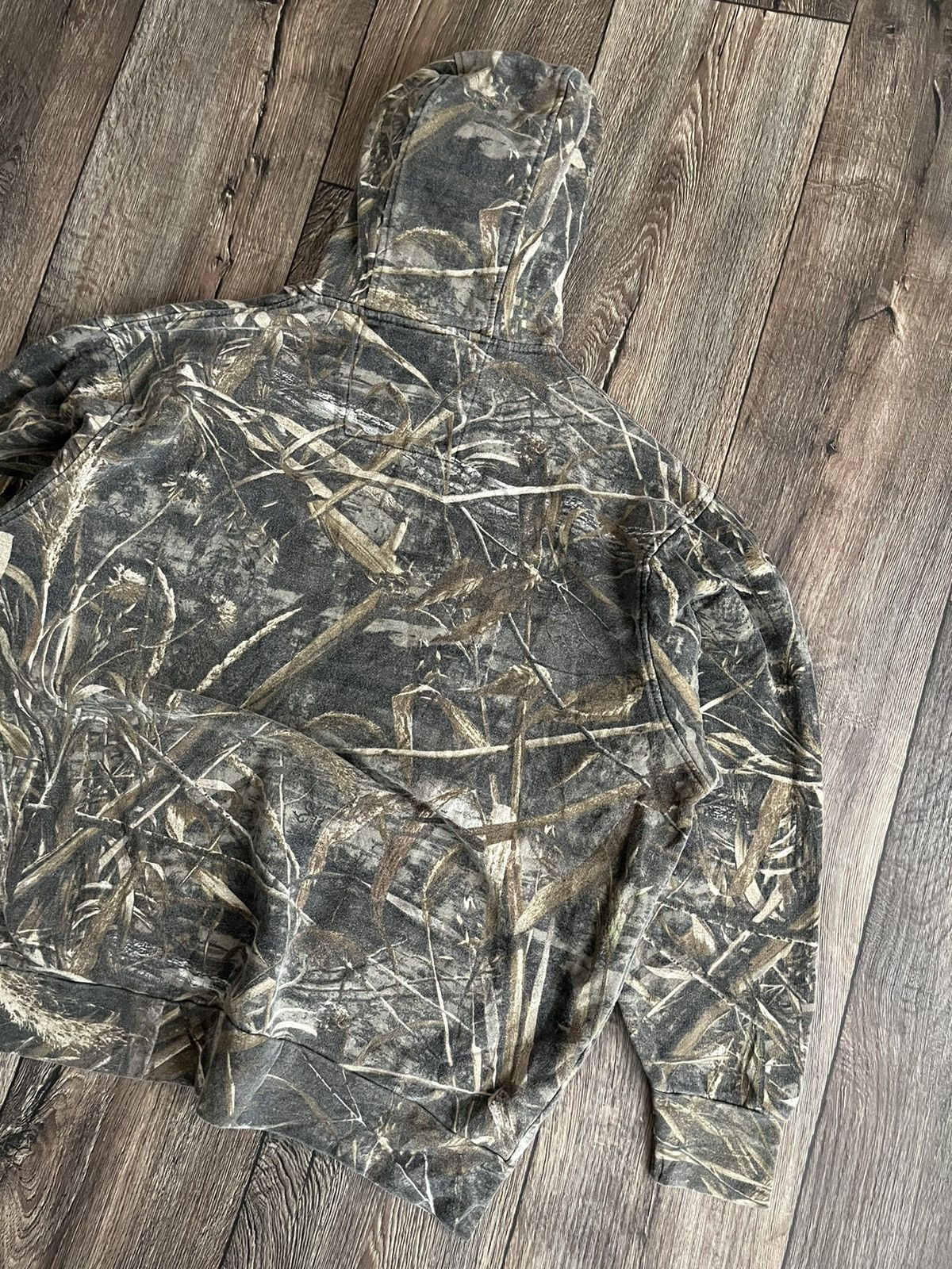 Realtree Vintage Real tree Centre Logo Max-5 Camo Boxy Fit Y2K Hoodie Size US XL / EU 56 / 4 - 10 Thumbnail