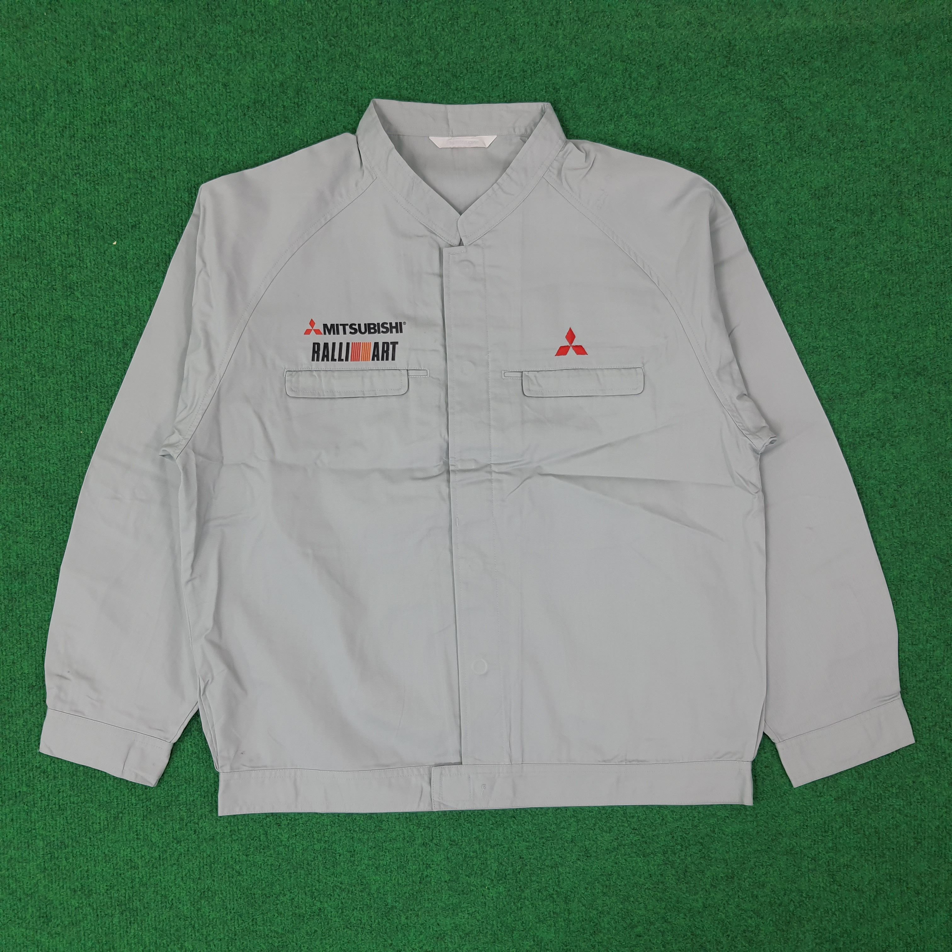Japanese Brand Vintage Mitsubishi RalliArt Motorsports Racing Jacket C247N3 Size US M / EU 48-50 / 2 - 2 Thumbnail
