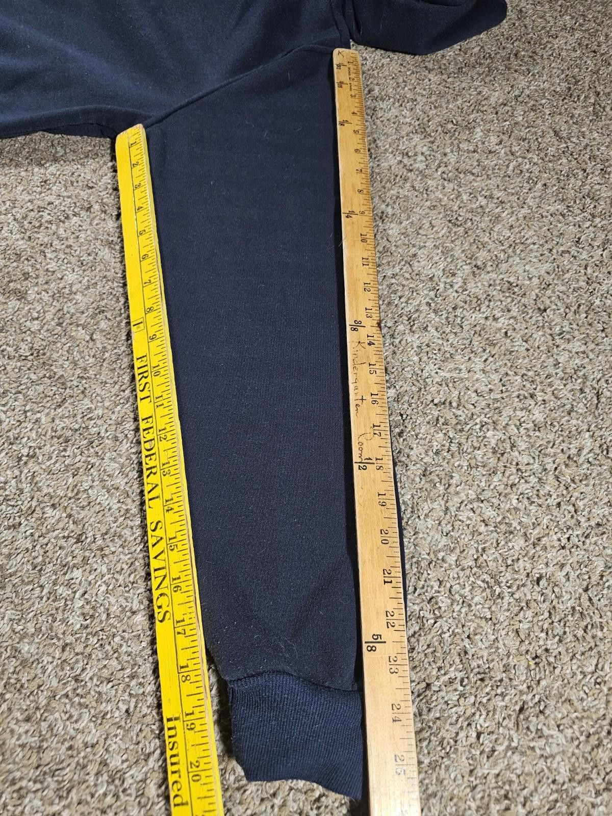 Other Blue Hoodie Button Front Elbow Pads SEE MEASUREMENTS Size US L / EU 52-54 / 3 - 6 Thumbnail