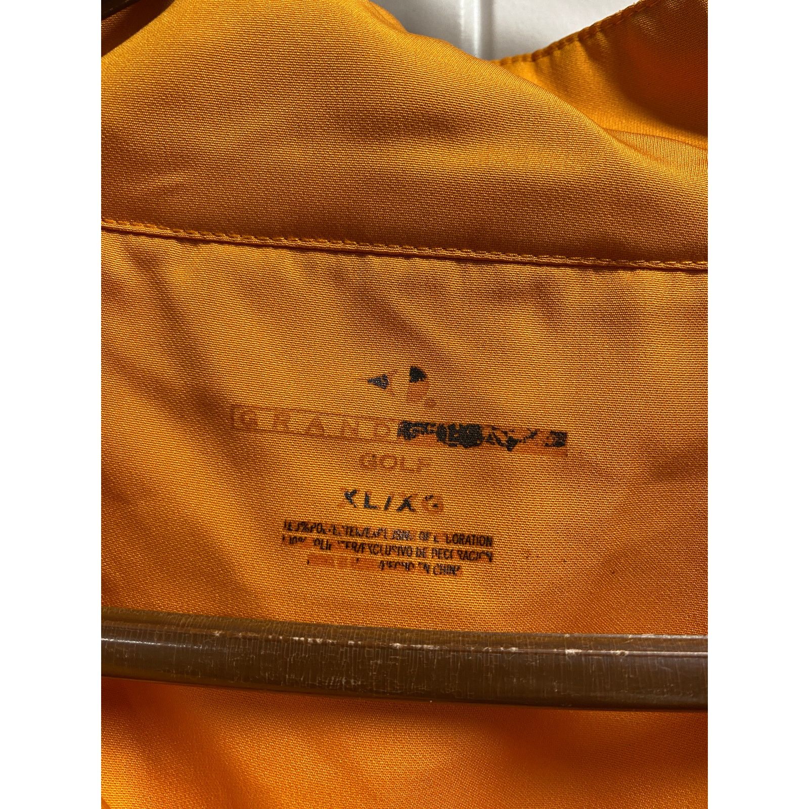 Grand Slam Grand Slam Mens 2XL Orange Quarter Zip Golf Pre Owned Size US XXL / EU 58 / 5 - 4 Thumbnail