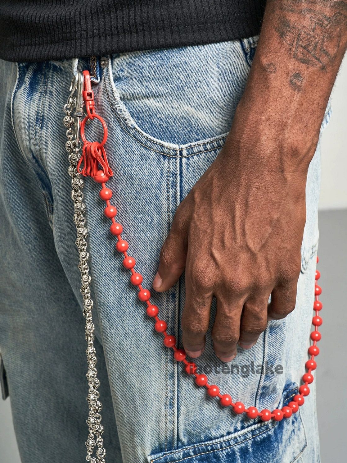 Jean × Vintage washed faded cleanfit yuppie utility hiphop cargo jeans Size US 32 / EU 48 - 3 Thumbnail