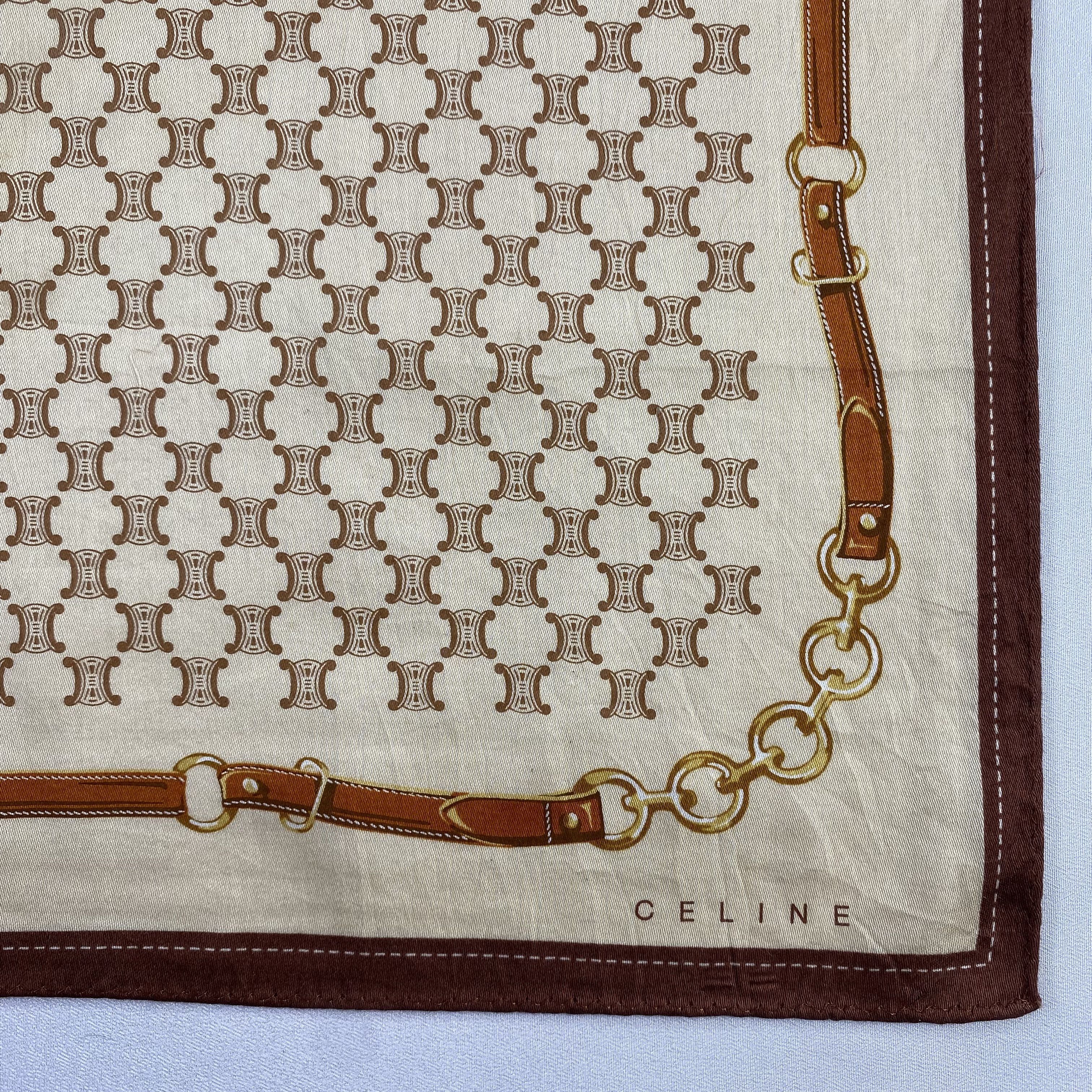 Celine × Vintage Celine Neckerchief / Bandana / Handkerchief-P551 Size ONE SIZE - 3 Thumbnail