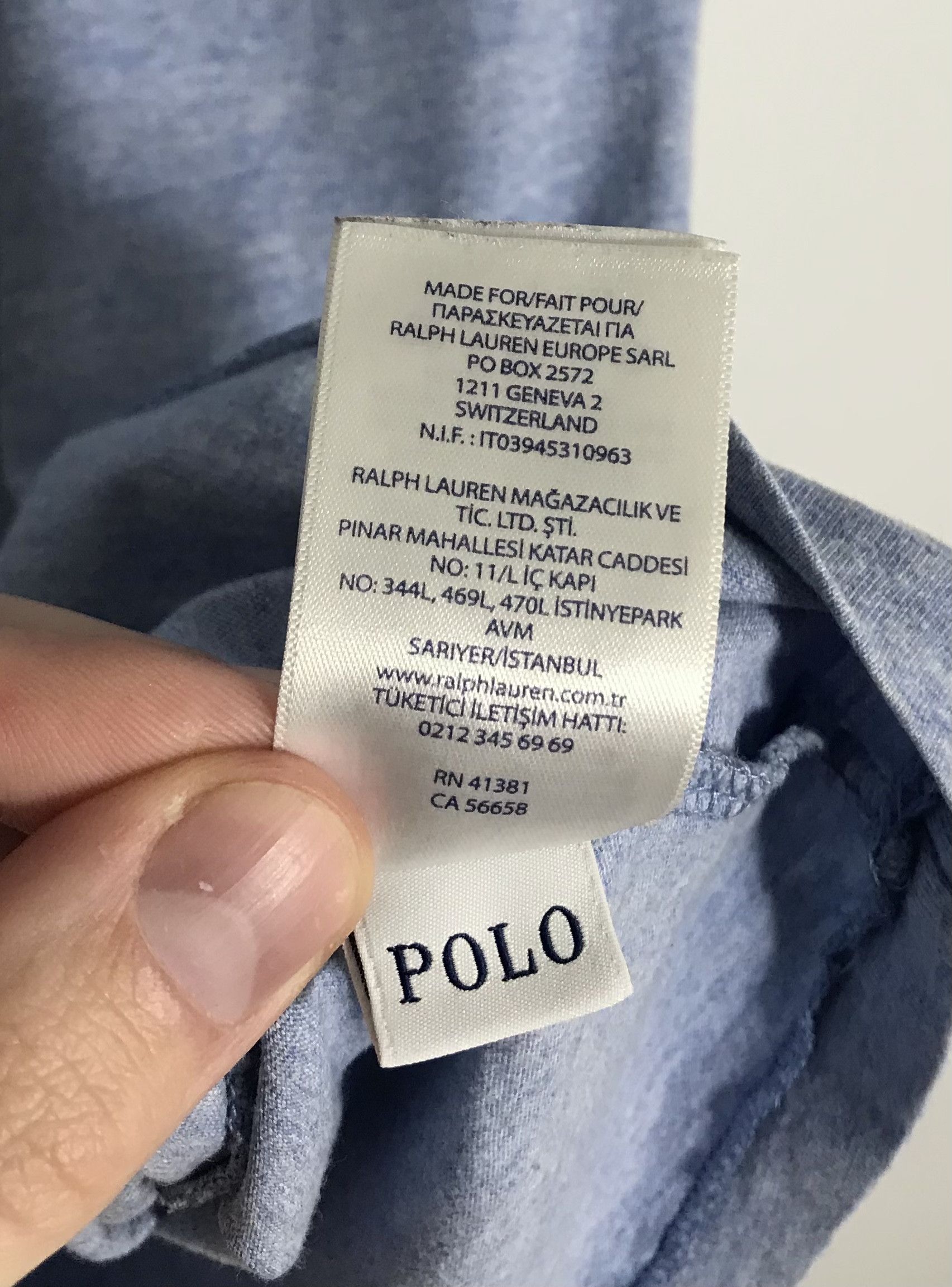 Polo Ralph Lauren Ralph Lauren T-Shirt Mens Sz S Blue Size US S / EU 44-46 / 1 - 5 Thumbnail