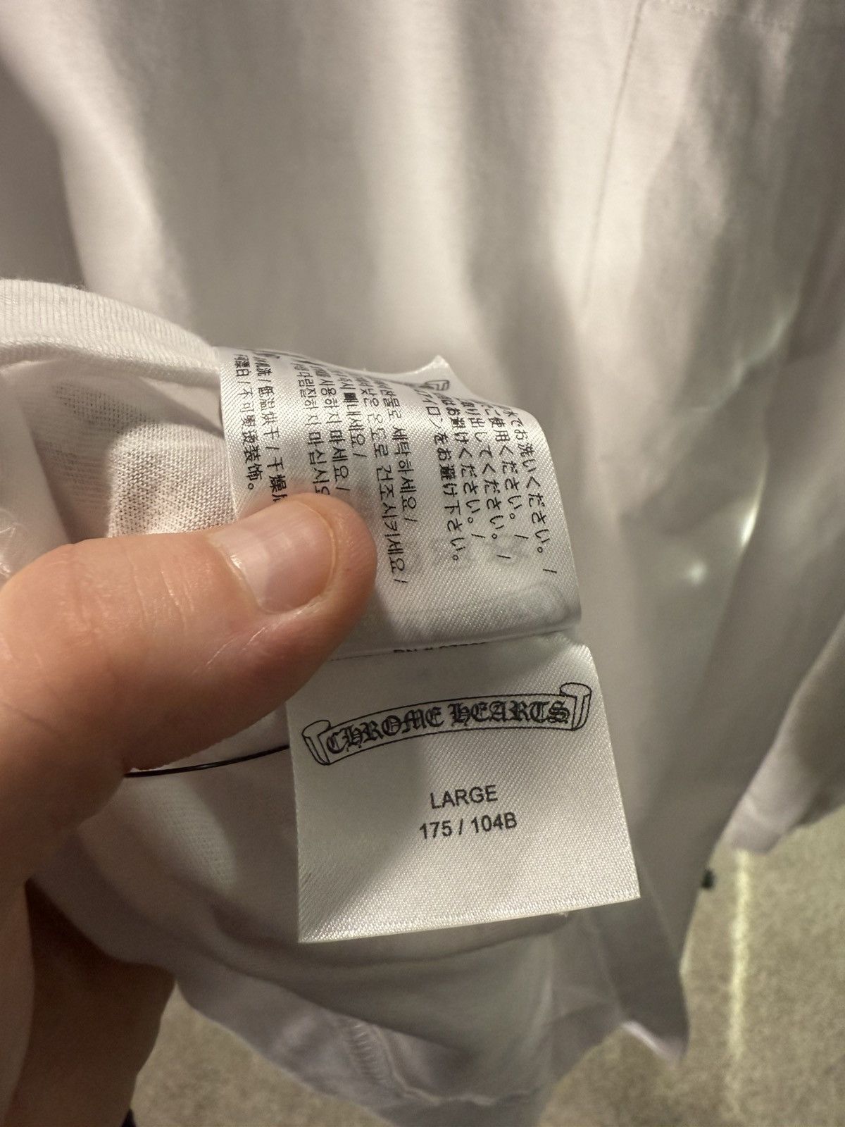 Chrome Hearts Chrome Hearts White Purple Neck Logo L/s Size US L / EU 52-54 / 3 - 5 Thumbnail
