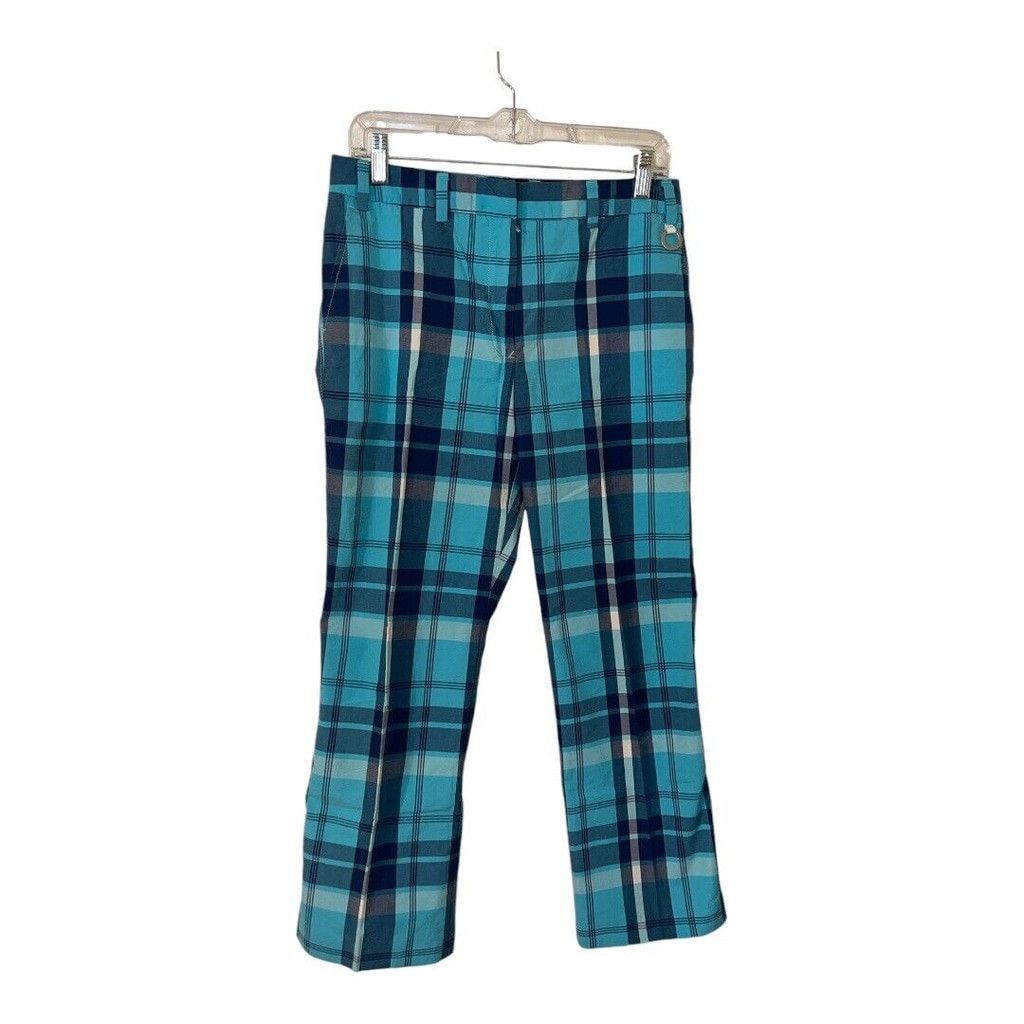 Tommy Hilfiger Tommy Hilfiger women's plaid cropped pants size 8 Size 30" / US 8 / IT 44 - 2 Thumbnail