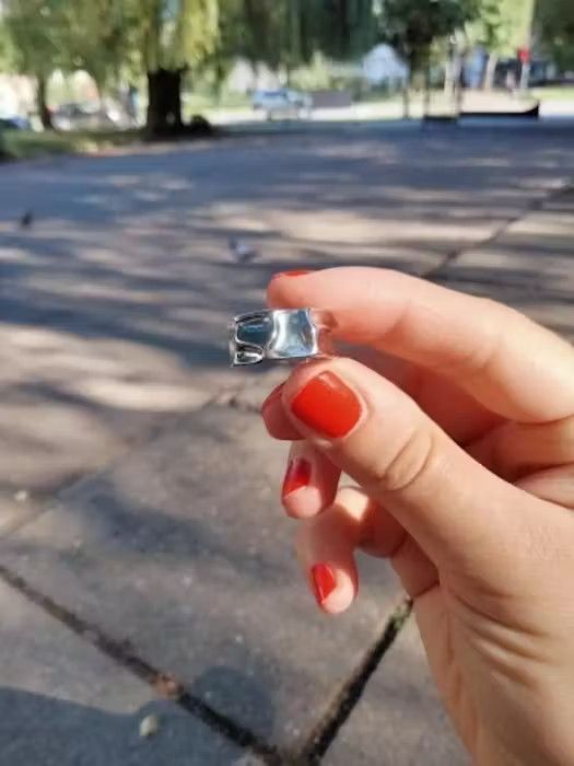Jewelry × Vintage Uneven Adjustable Ring Size ONE SIZE - 3 Thumbnail