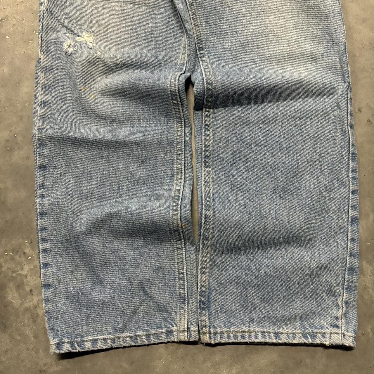 Japanese Brand × Vintage Crazy Vintage Y2K/2000s Light Wash Essential Denim Jeans! Size US 35 - 6 Thumbnail