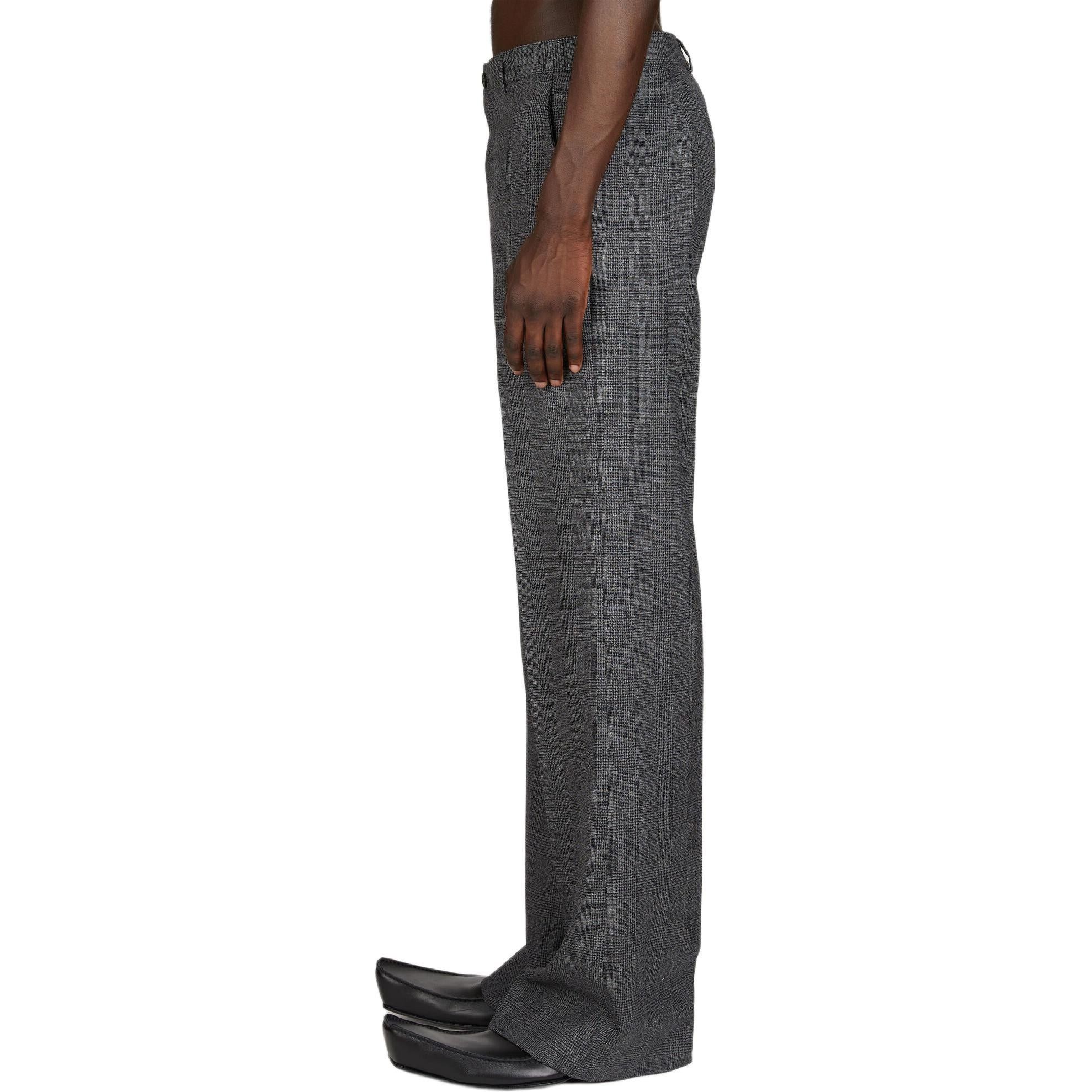 Balenciaga o1tr1nto0825 Dup / Regular Fit Tailored Pants in Grey Size US 28 / EU 44 - 4 Thumbnail