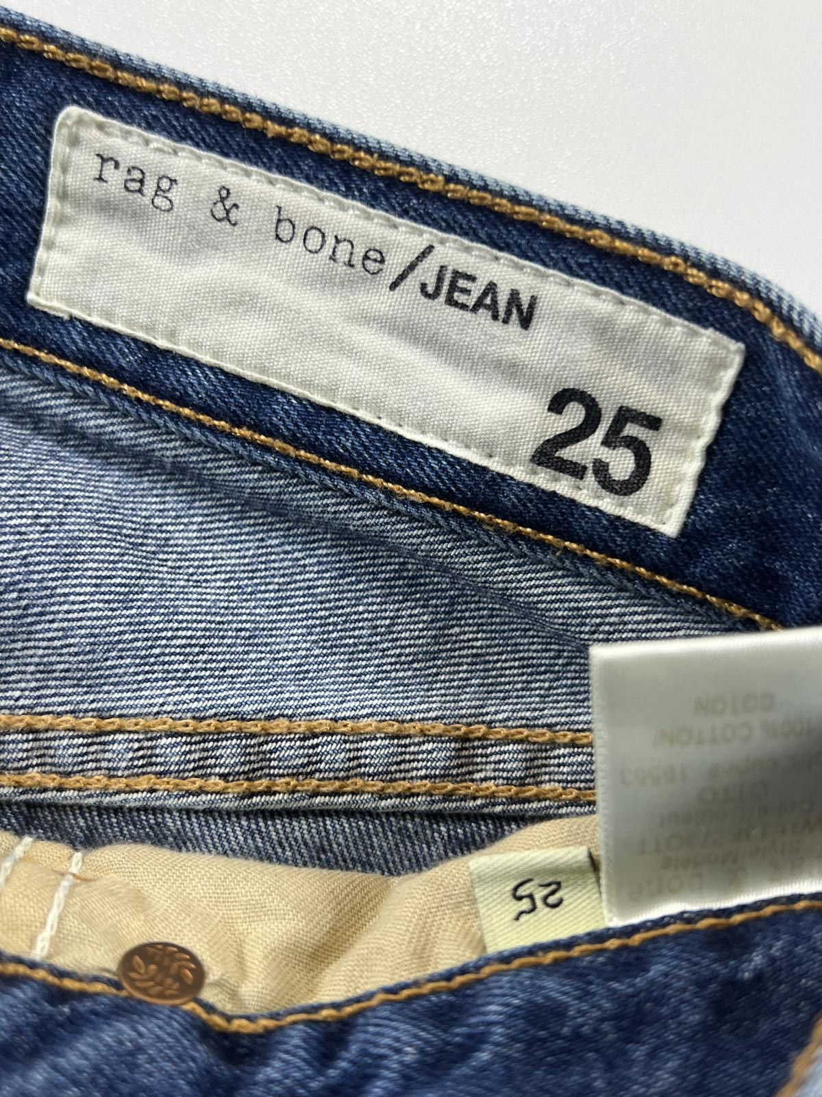 Rag & Bone rag & bone Denim Mini Skirt Size 25 Size 42" / US 20 - 2 Thumbnail