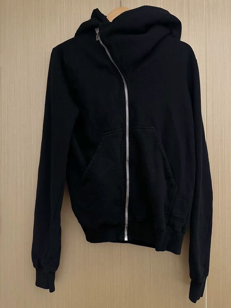 Rick Owens Classic Diagonal Zip Coat - dmc