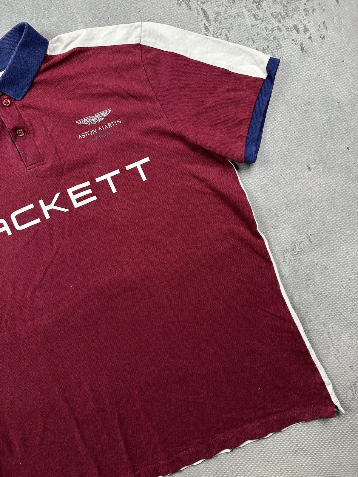 Hackett Hackett Aston Martin Racing Polo Shirt Archive Motorsport Size US XL / EU 56 / 4 - 6 Thumbnail