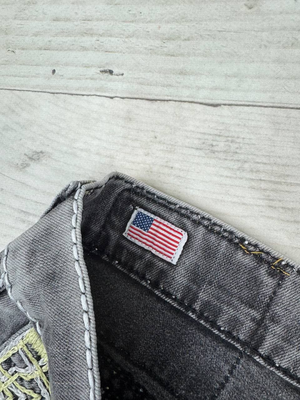 True Religion Vintage True Religion Denim Jeans Straight 90s Y2K Size US 33 - 14 Thumbnail