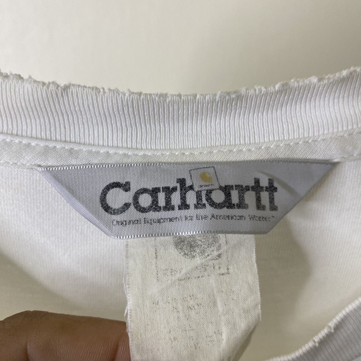 Carhartt Vintage Y2K Carhartt Chainsaw Massacre Style LS T Shirt Size US L / EU 52-54 / 3 - 4 Thumbnail