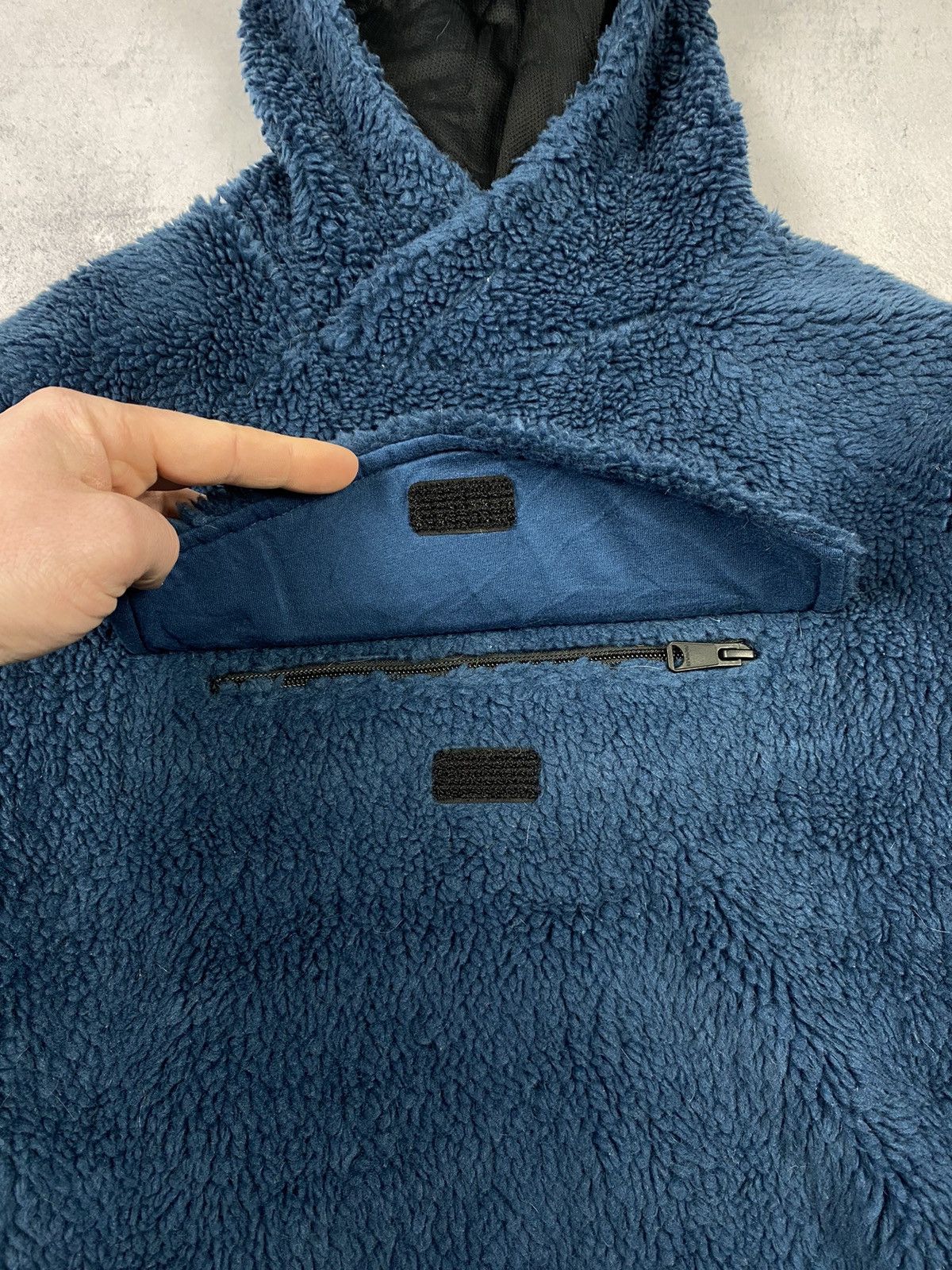 Napapijri Napapijri Patch Curly Sherpa Synchilla Fleece Hoodie Anorak Size US XS / EU 42 / 0 - 7 Thumbnail