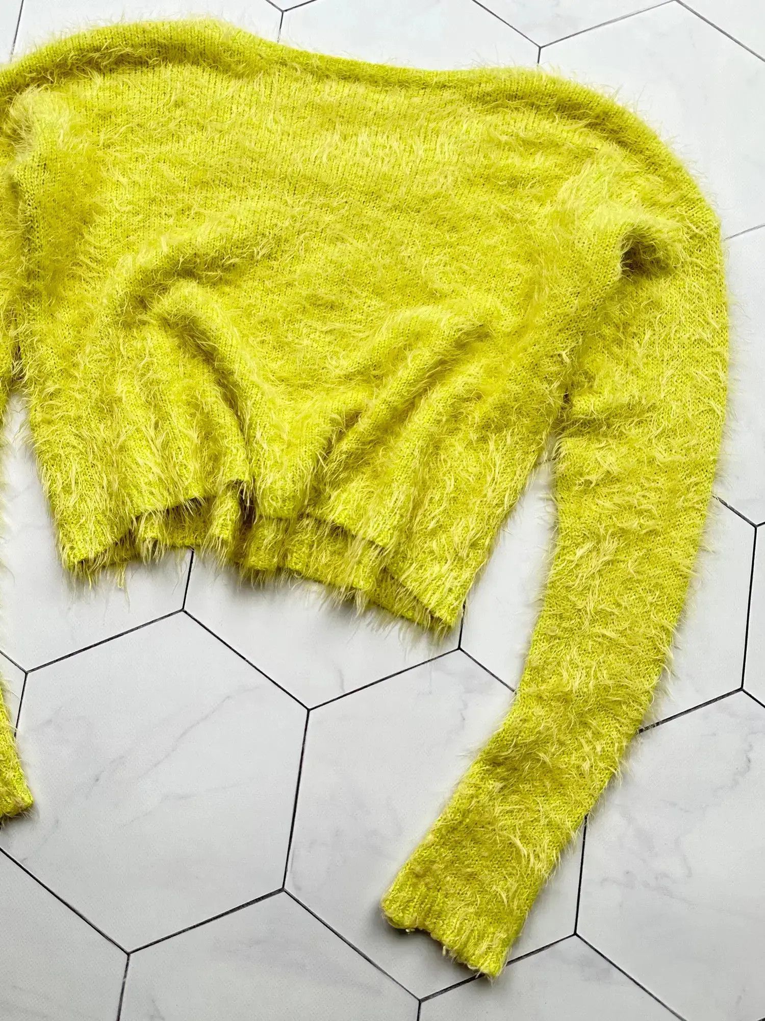 Vintage Vintage Cropped Mohair Sweater (B439)E2 Size M / US 6-8 / IT 42-44 - 6 Thumbnail