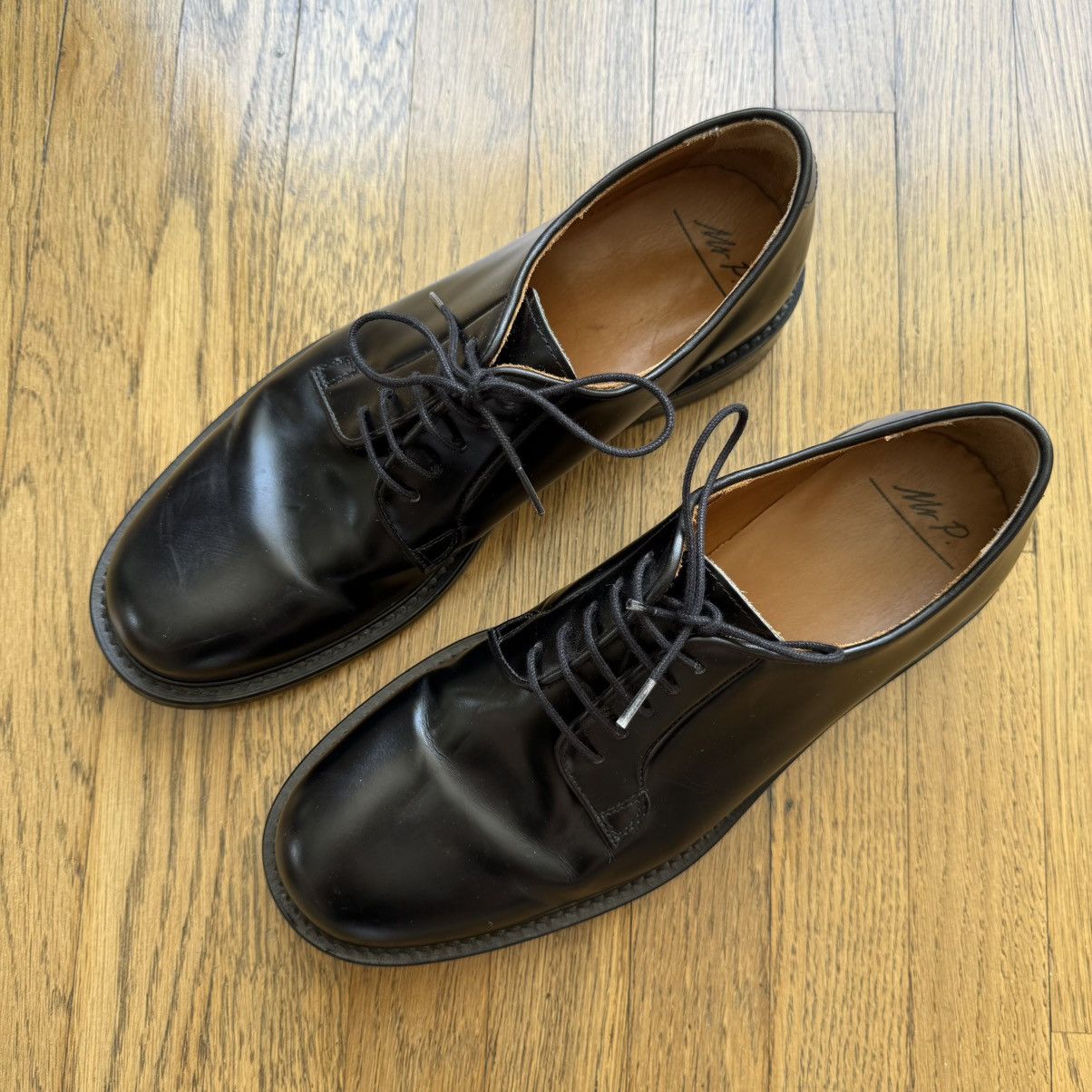 Mr P. Size 8.5 Mr P black derby lace up shoes Size US 8.5 / EU 41-42 - 2 Thumbnail