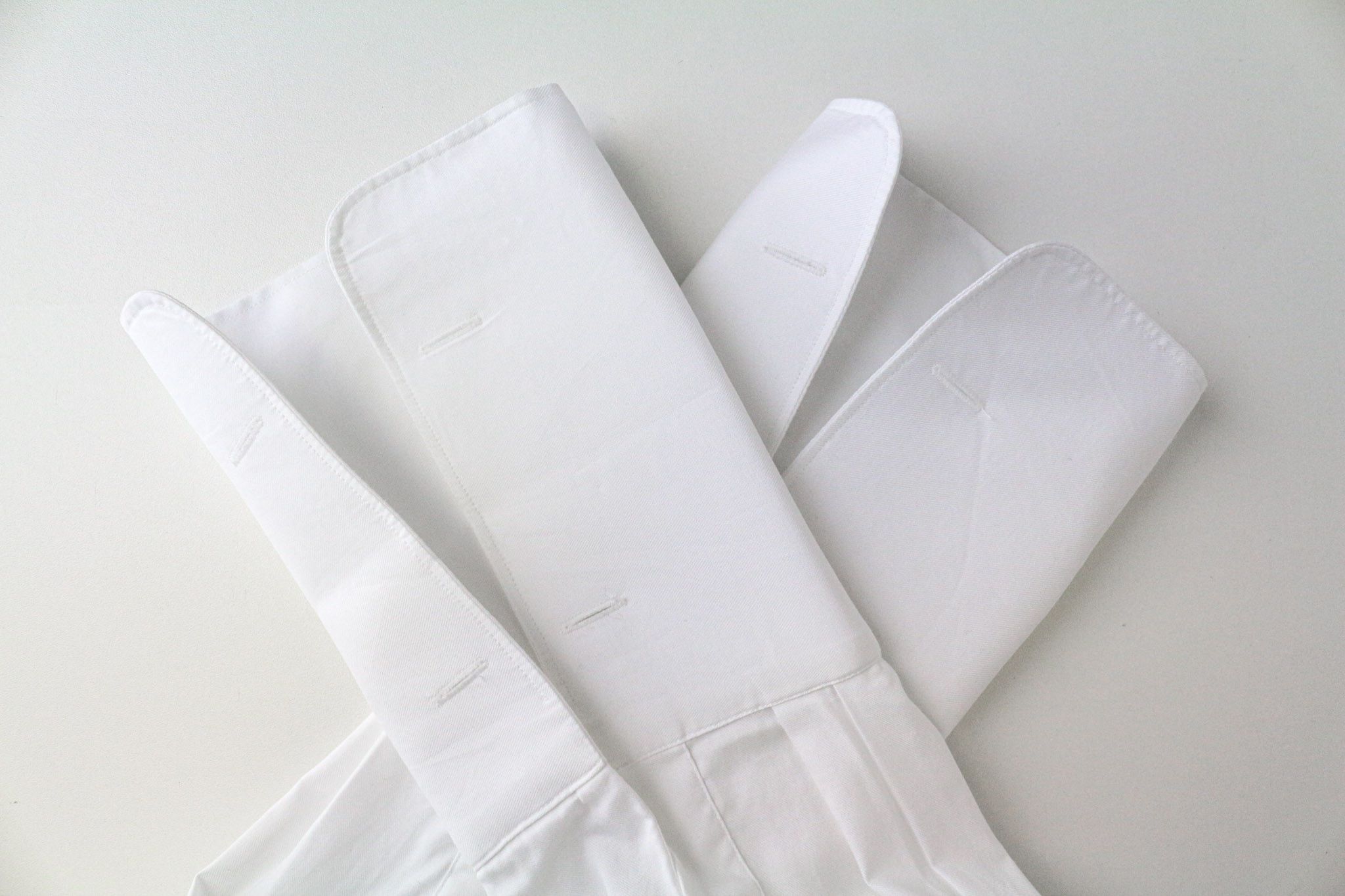 Suitsupply 44/17 1/2 Slim White Cotton Cutaway Shirt 79469 Size 44R - 8 Thumbnail