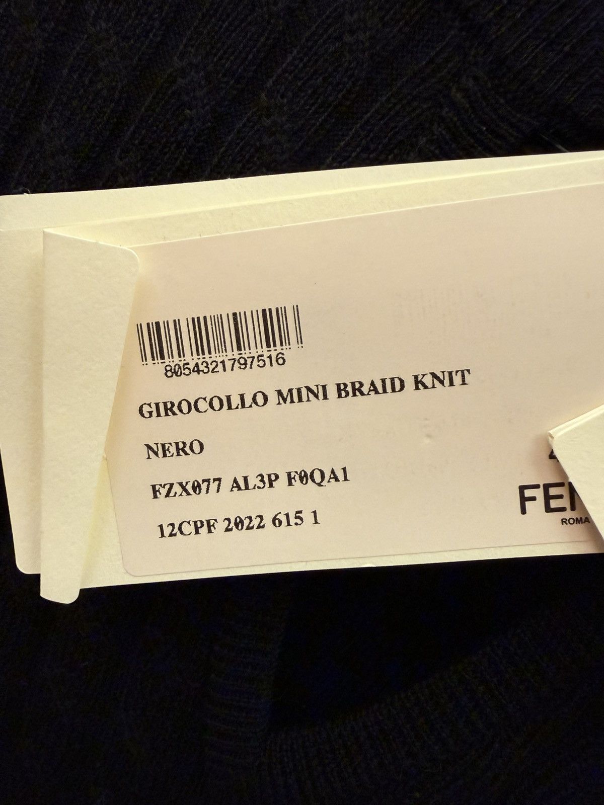 Fendi Fendi Rib Knit Virgin Wool Sweater with Cut-out Size US S / EU 44-46 / 1 - 11 Thumbnail